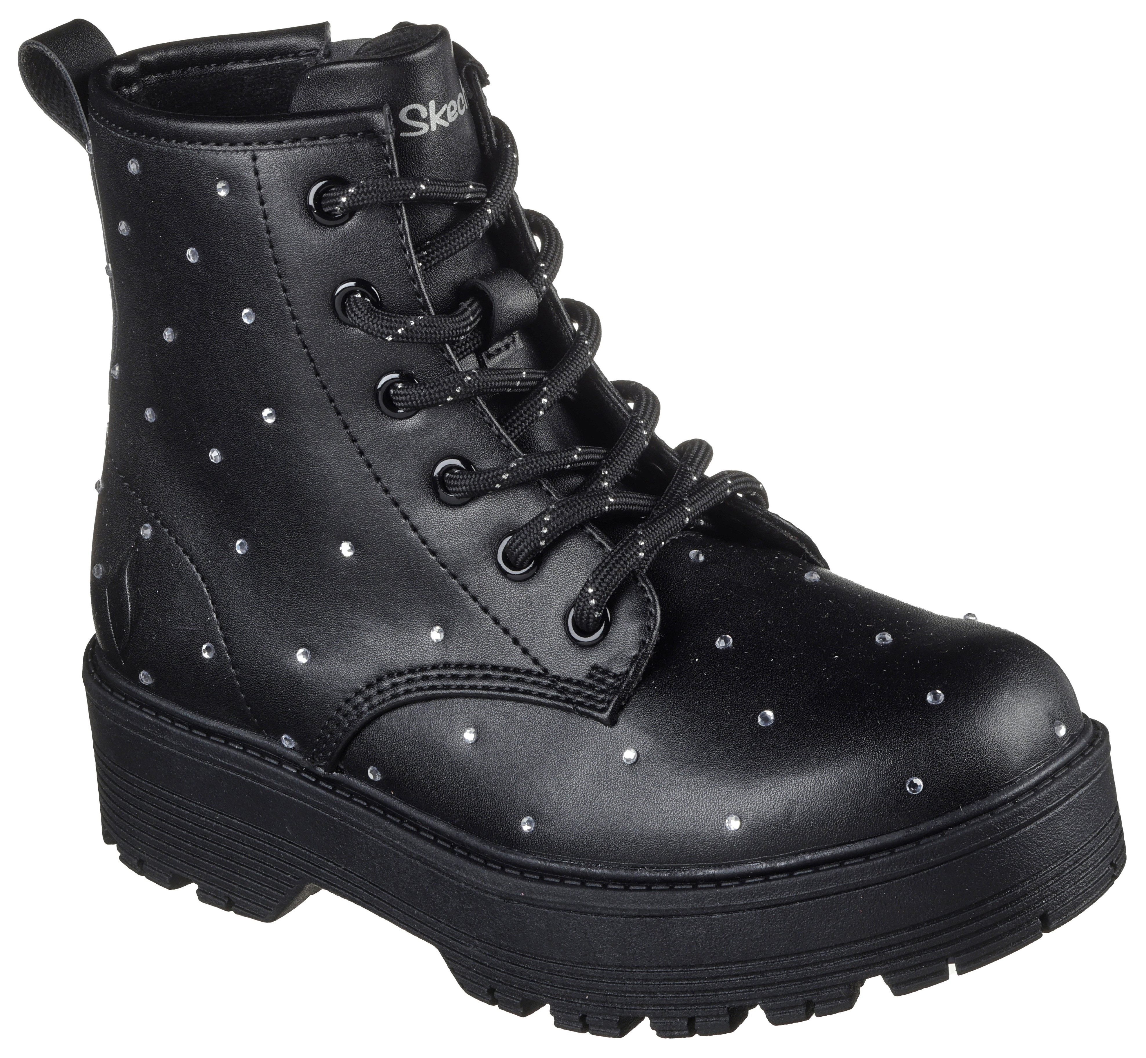 Skechers GRAVLEN HI Schnürstiefel Boots mit Nieten, Größenschablone zum Download