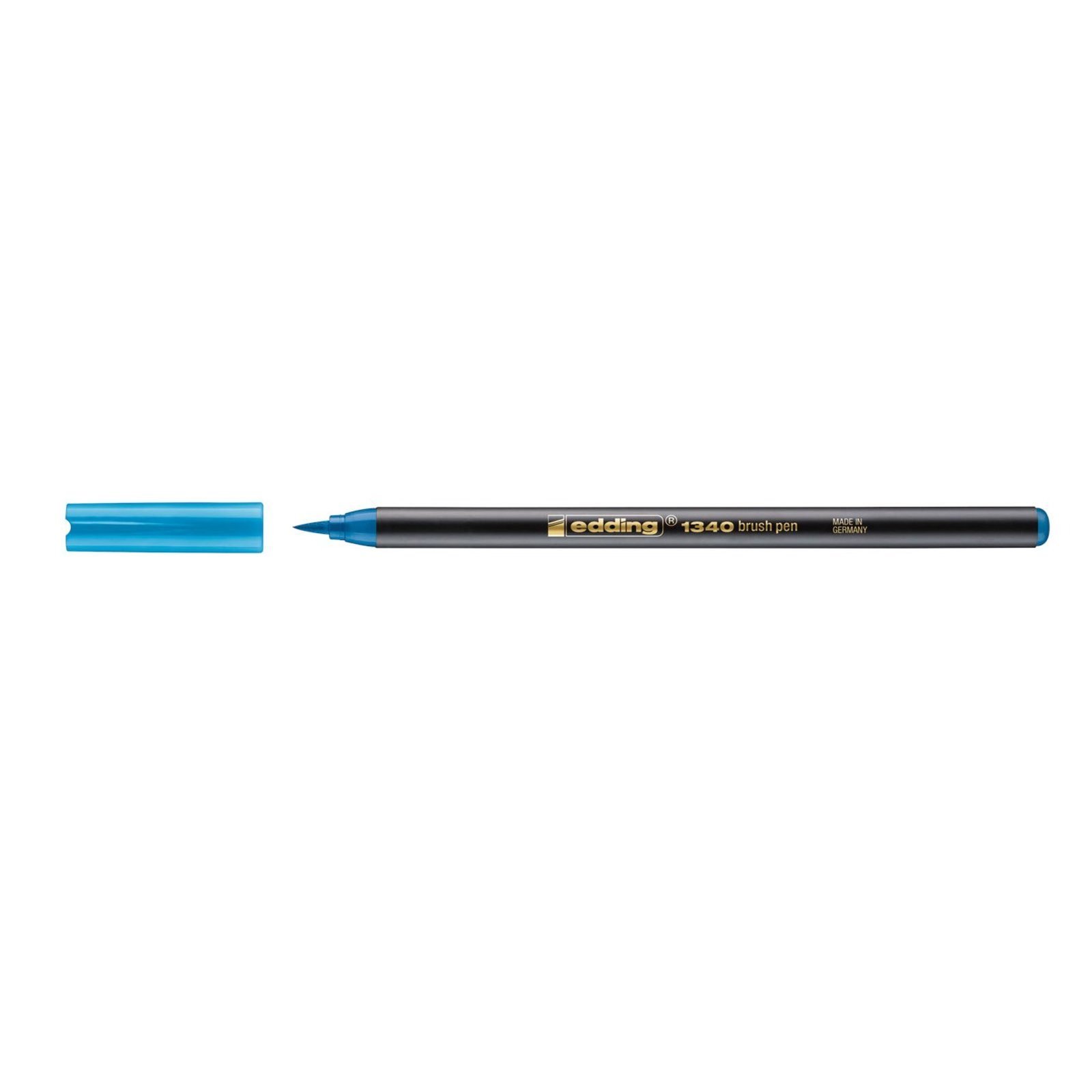 edding Pinselstift Pinselstift 1-3 mm edding 1340, (Stück) Hellblau