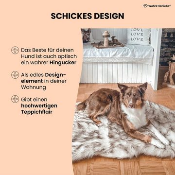 Wahre Tierliebe Tierbett Orthopädisches Hundebett Relax, Kissen mit echter Matratze, waschbar