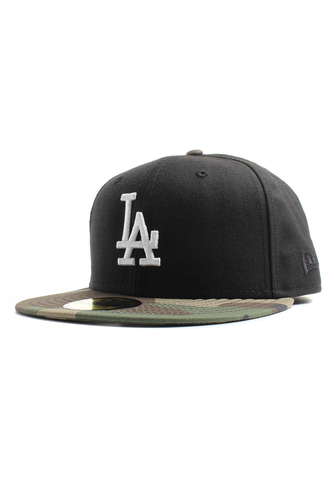 New Era Baseball Cap New Era Losdod Black 59Fifty Cap LA DODGERS Schwarz Camouflage