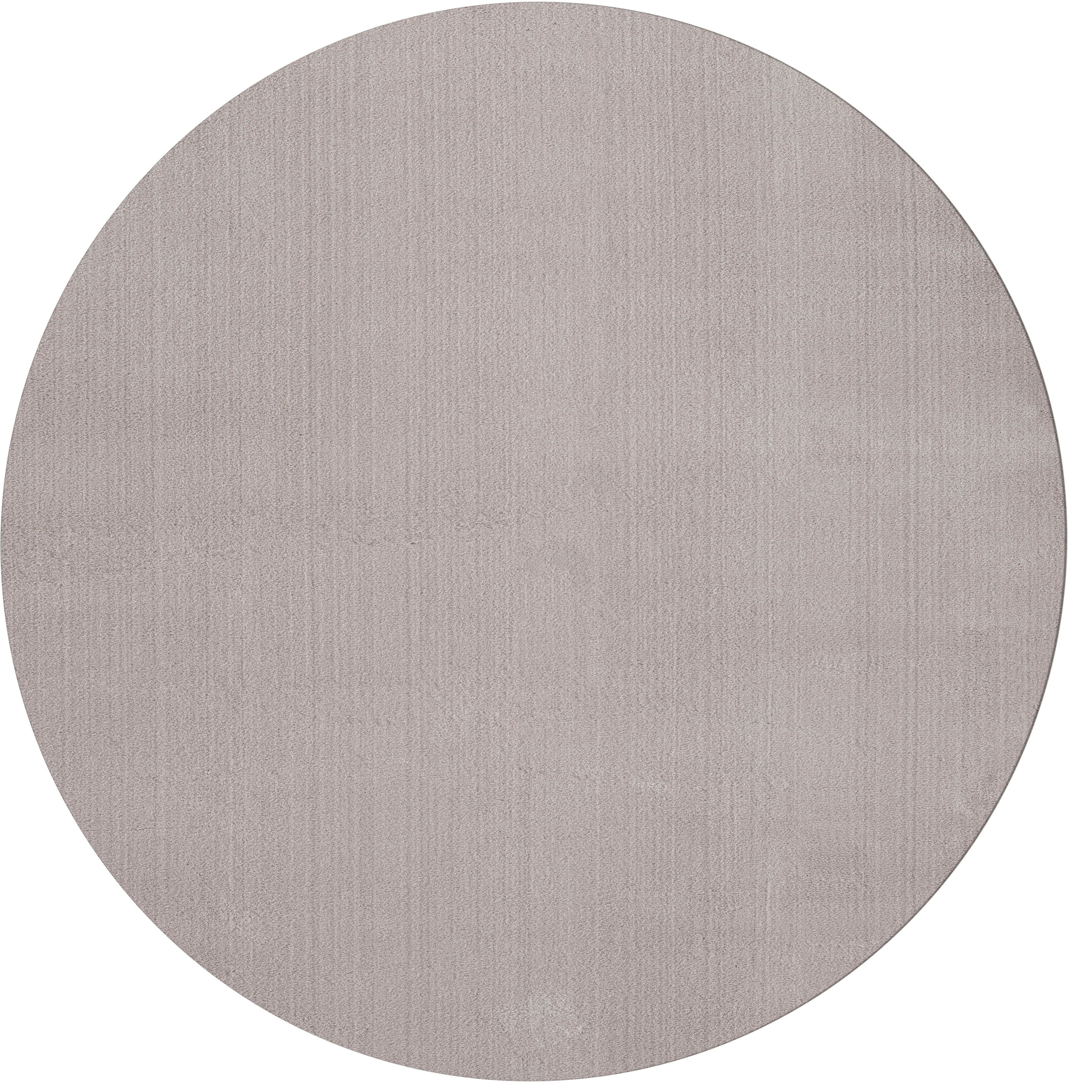 Teppich Loft 37, merinos, rund, Höhe: 19 mm, Kunstfellteppich besonders weich und kuschelig, Fell Haptik sand | Kurzflor-Teppiche