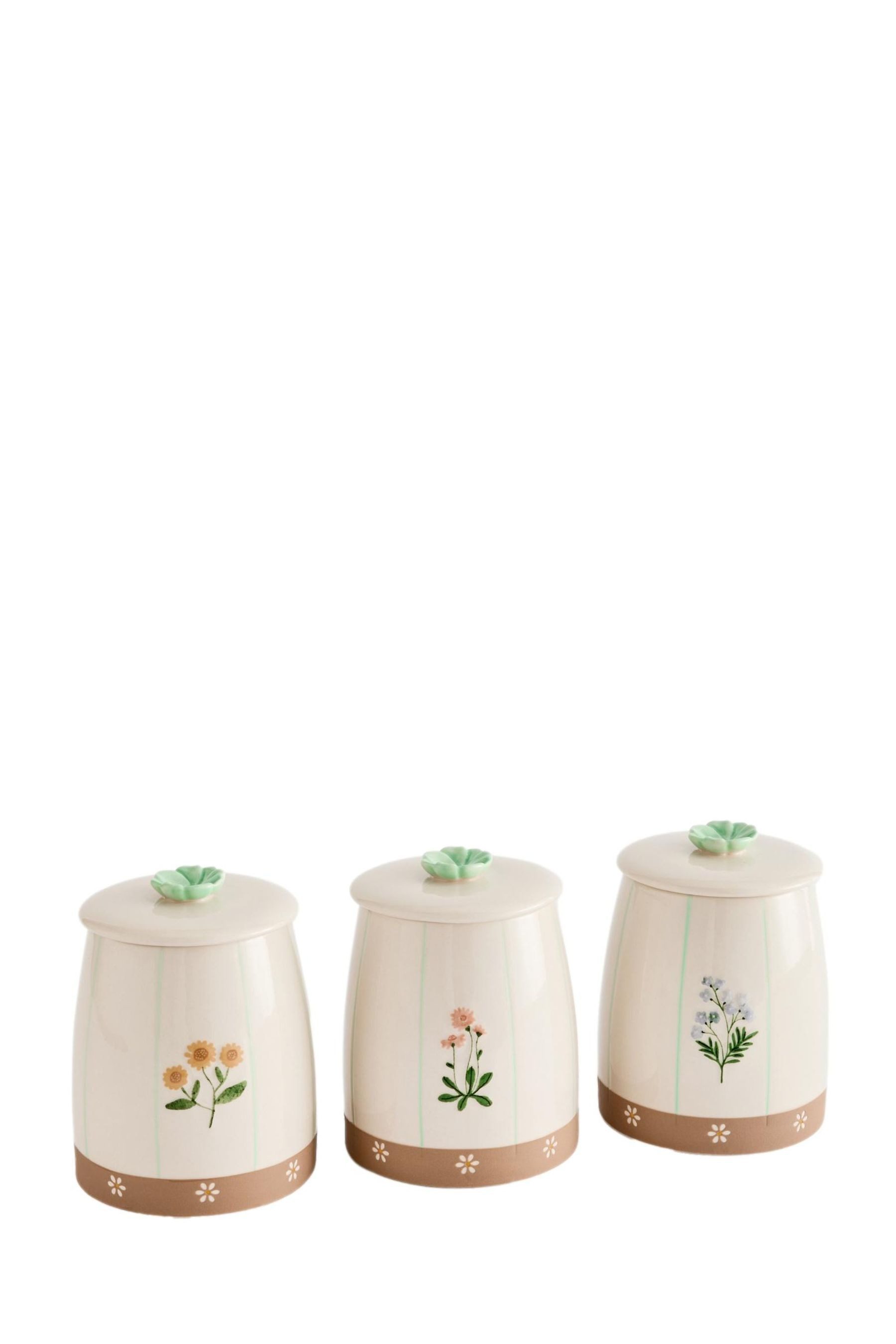 Next Vorratsdose Set aus 3 Keramik-Vorratsgläsern, Steingut, (1-tlg)