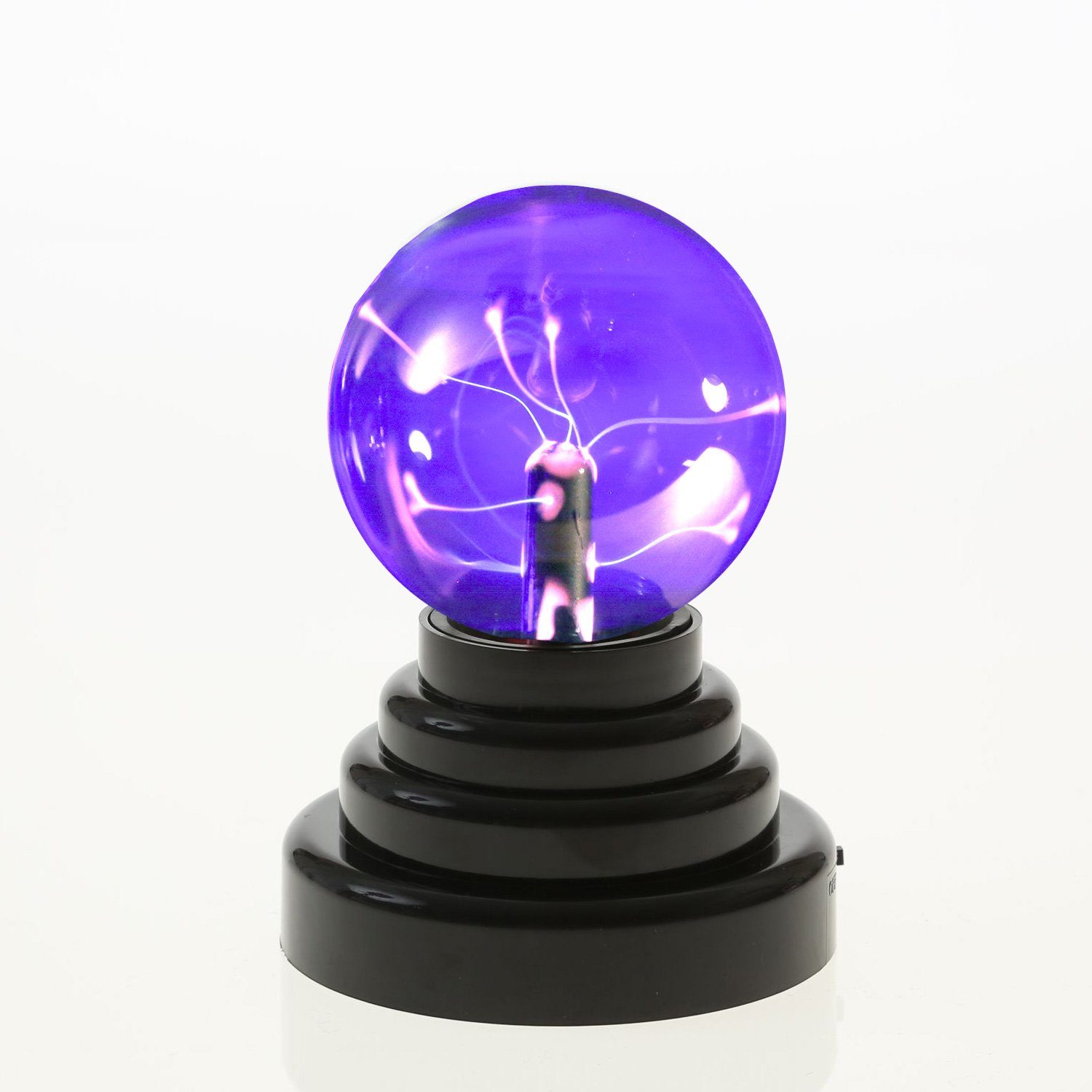 Kugel LED magische Plasma SATISFIRE Plasmaball Lichteffekt Mini Blitz-Show Retro Dekolicht