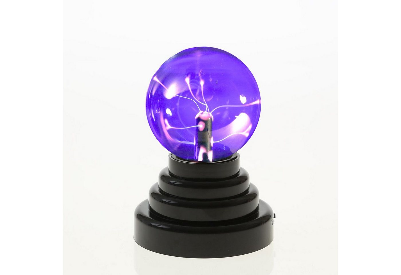SATISFIRE LED Dekolicht Mini Plasma Kugel Plasmaball magische Blitz-Show Retro Lichteffekt