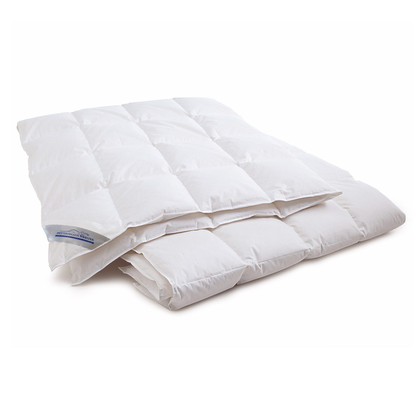 SPESSARTTRAUM Daunenbettdecke Daunenpass Sommer Daunen Bettdecke Sommerbett Sommerdecke 300g 155x220, Füllung: 90% Neue weiße Daunen, 10% neue weiße Federn, Bezug: 100% Baumwolle, Vom Forschungsinstitut Hohenstein auf Schadstoffe geprüft.