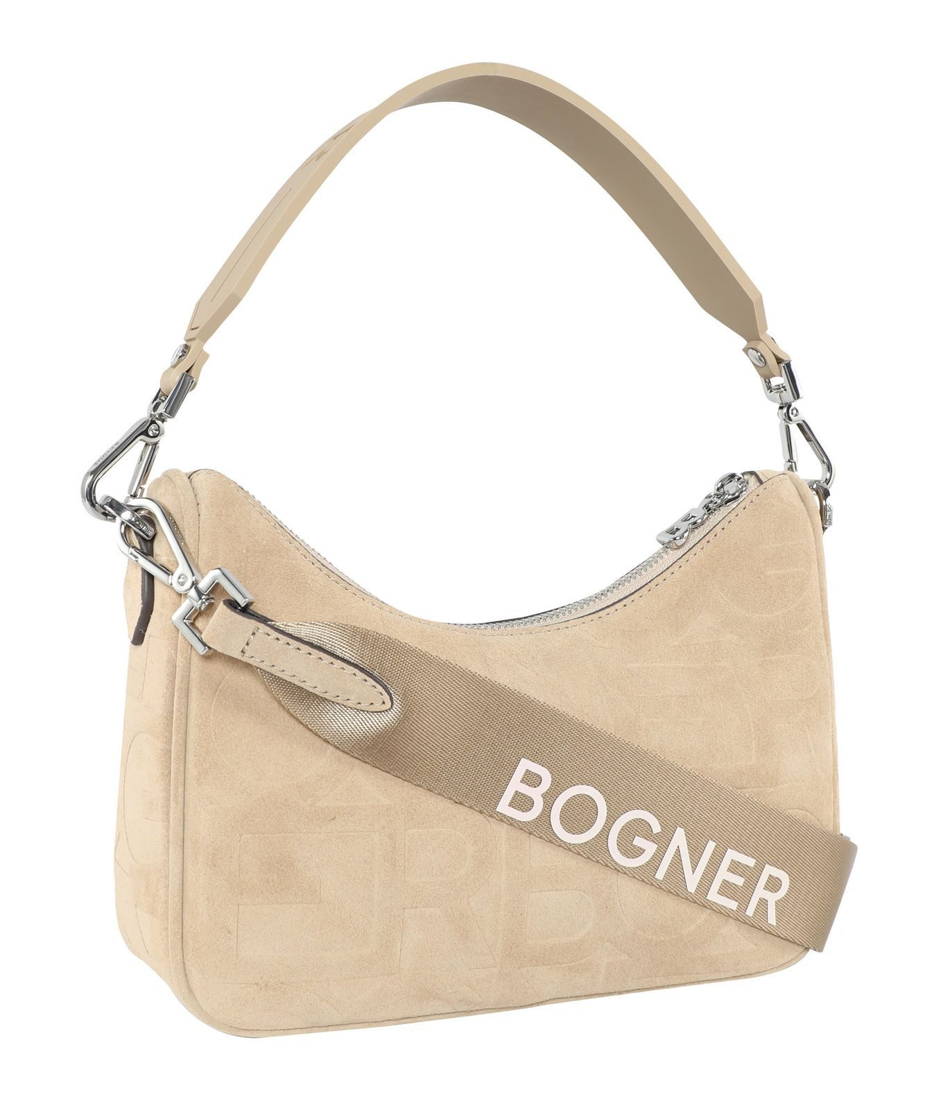 BOGNER Schultertasche Lora Shoulderbag, aus echtem Leder