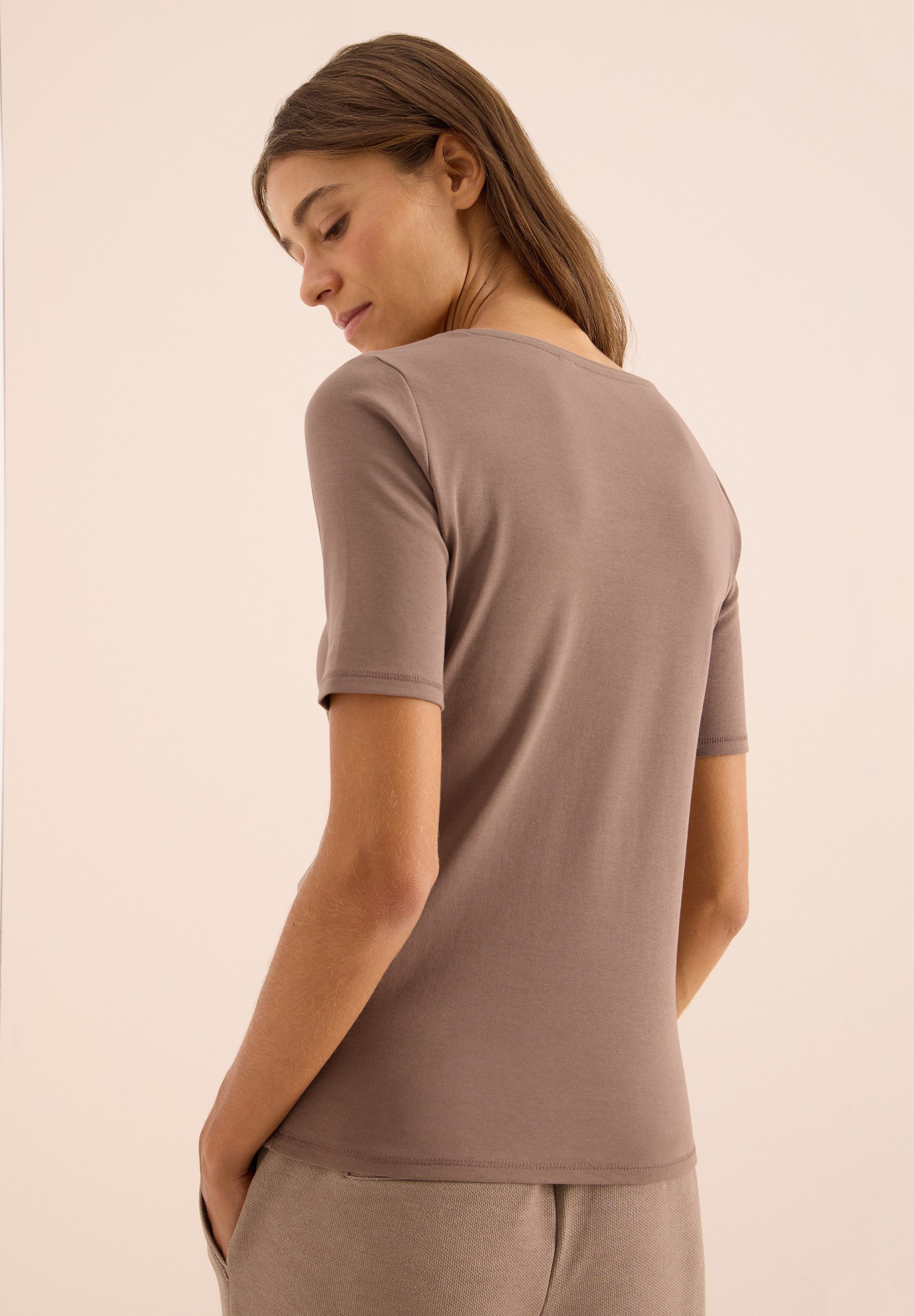 CECIL Rundhalsshirt Style Lena mit Halbärmeln günstig online kaufen