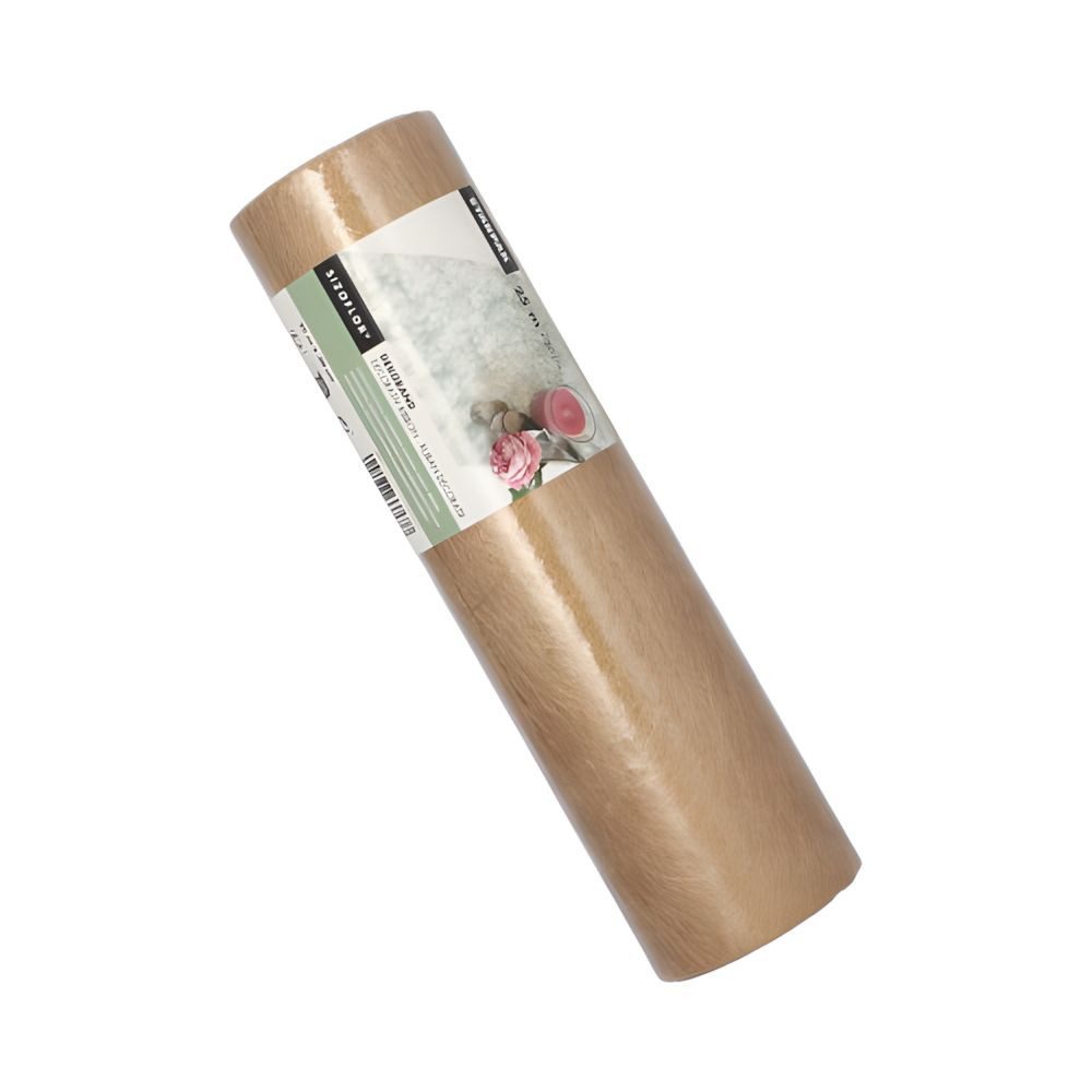 PAPSTAR Dekoband Dekoband Sizoflor 25 m x 30 cm gold