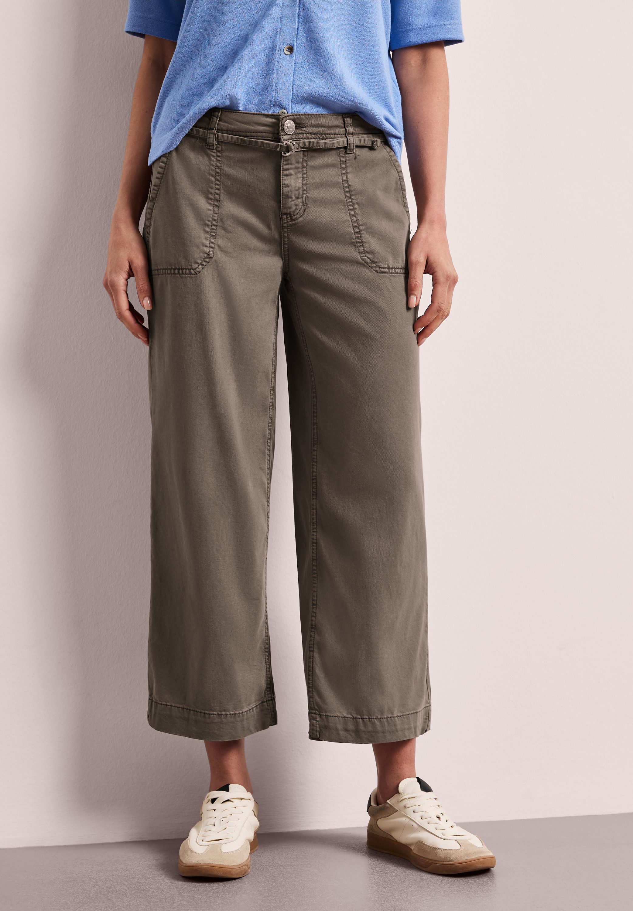 STREET ONE Loose-fit-Jeans mit Wide Legs