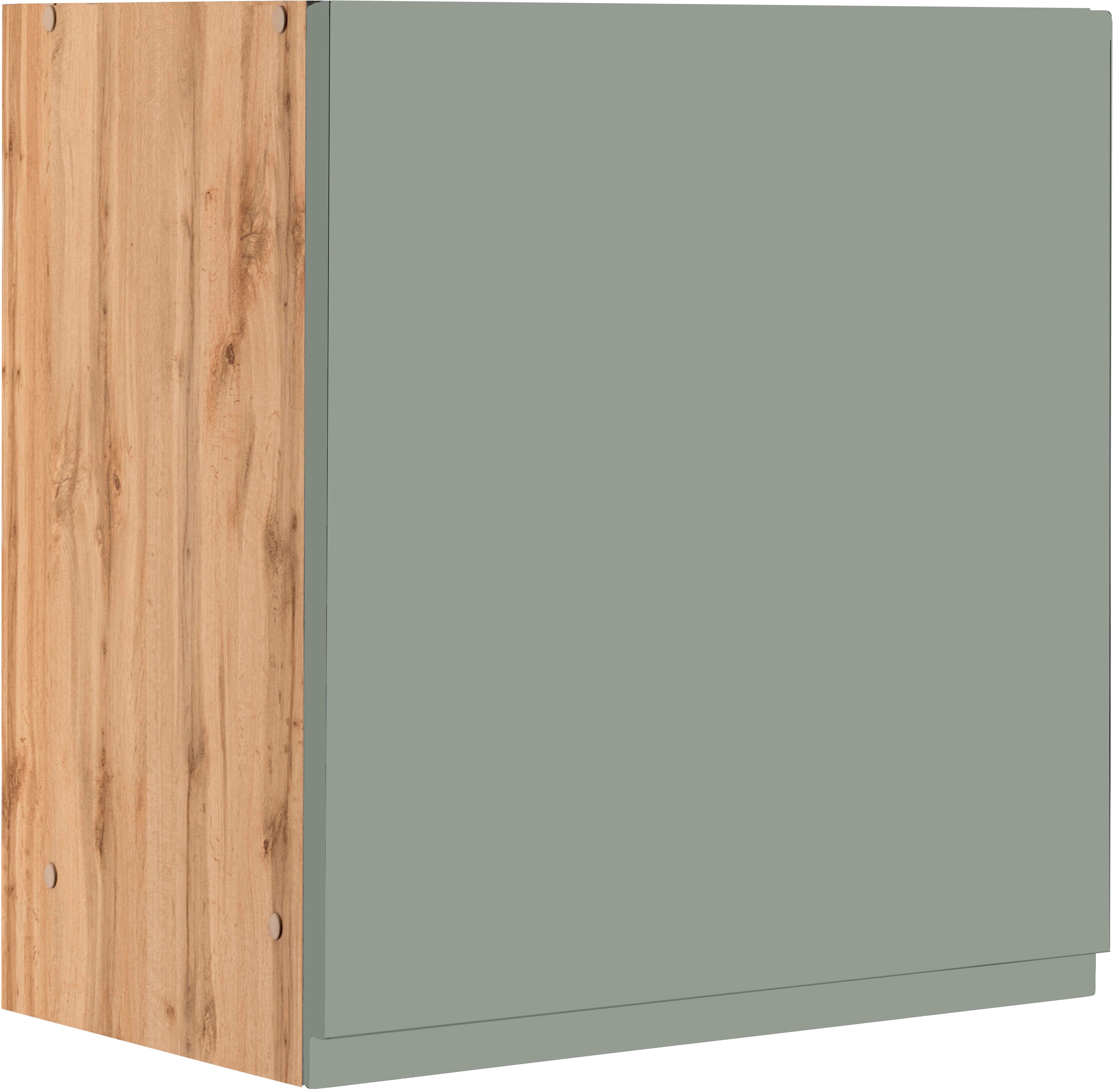 KOCHSTATION Hängeschrank KS-Virginia,neu in verbesserter Ausführung (Stauraum, Softclose) Breite 50 cm, 1 Tür, gedämpfte Scharniere