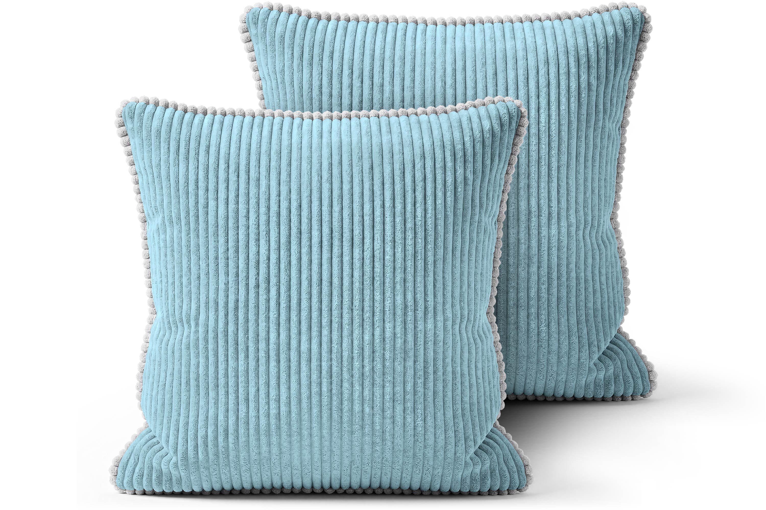 Amilian Dekokissen Sofakissen Couchkissen mit Füllung, 2er-Set, weich und formstabil