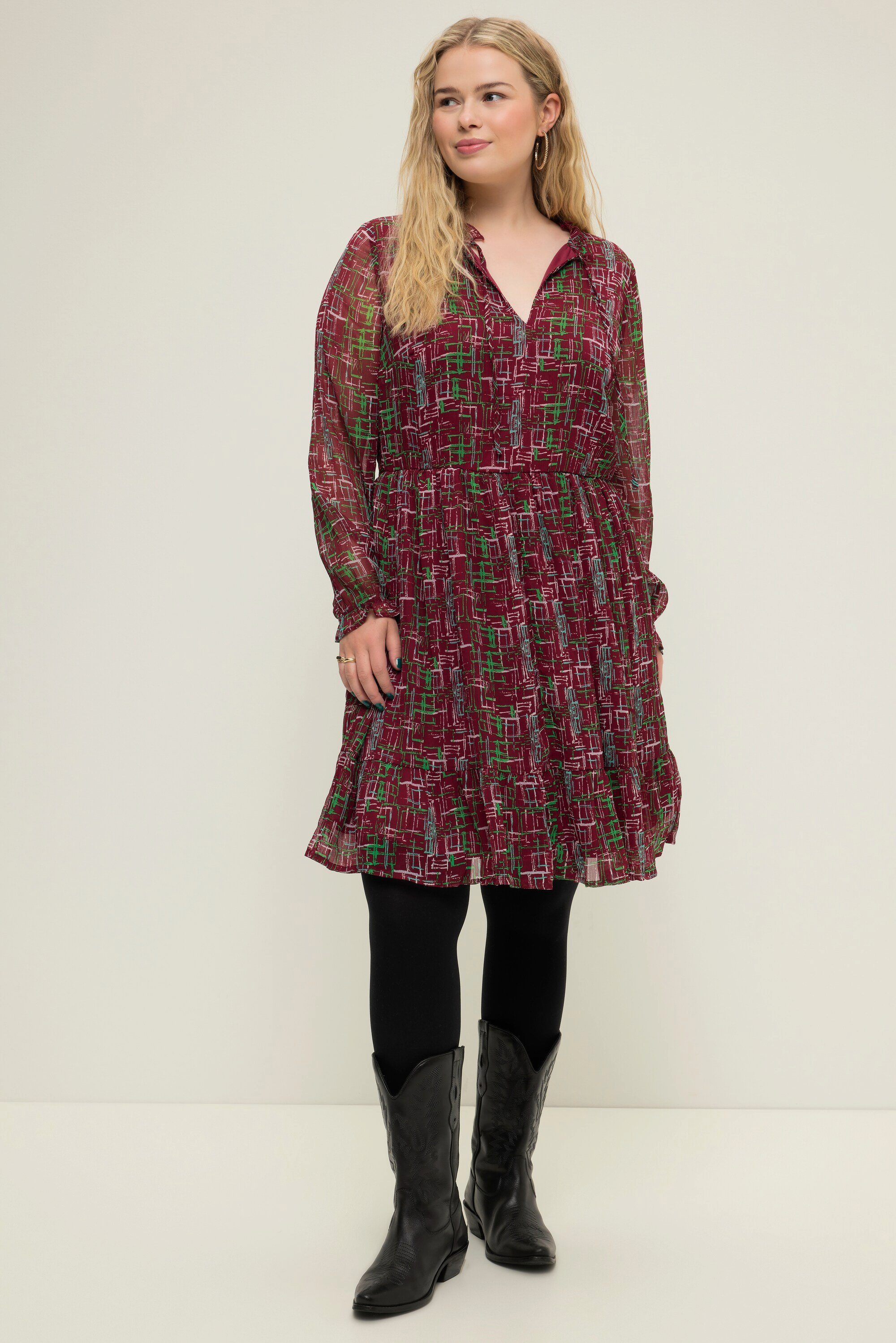 Studio Untold Minikleid Minikleid A-Line grafischer günstig online kaufen