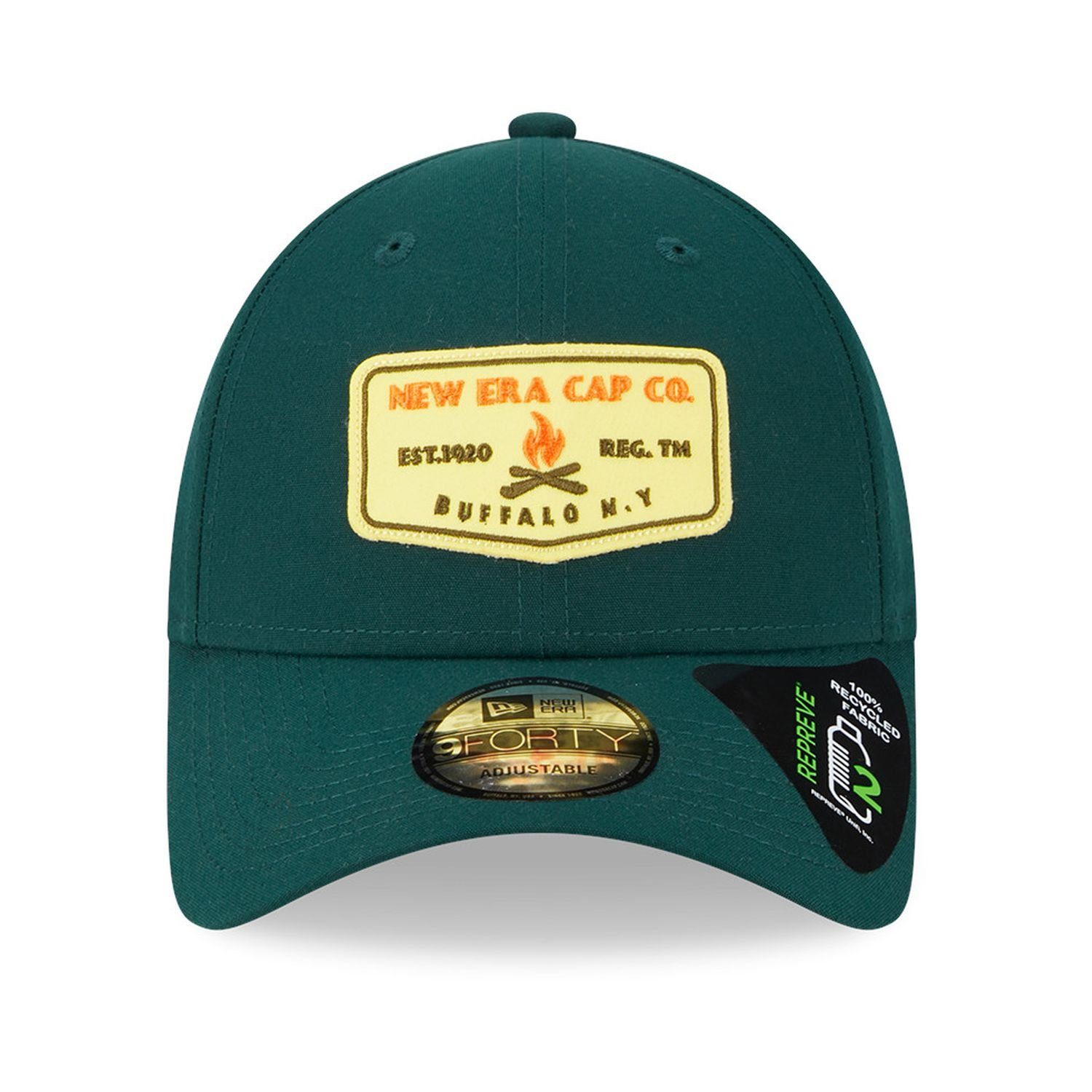 New Era Trucker Cap 9Forty Strapback PATCH BRAND forest HERITAGE