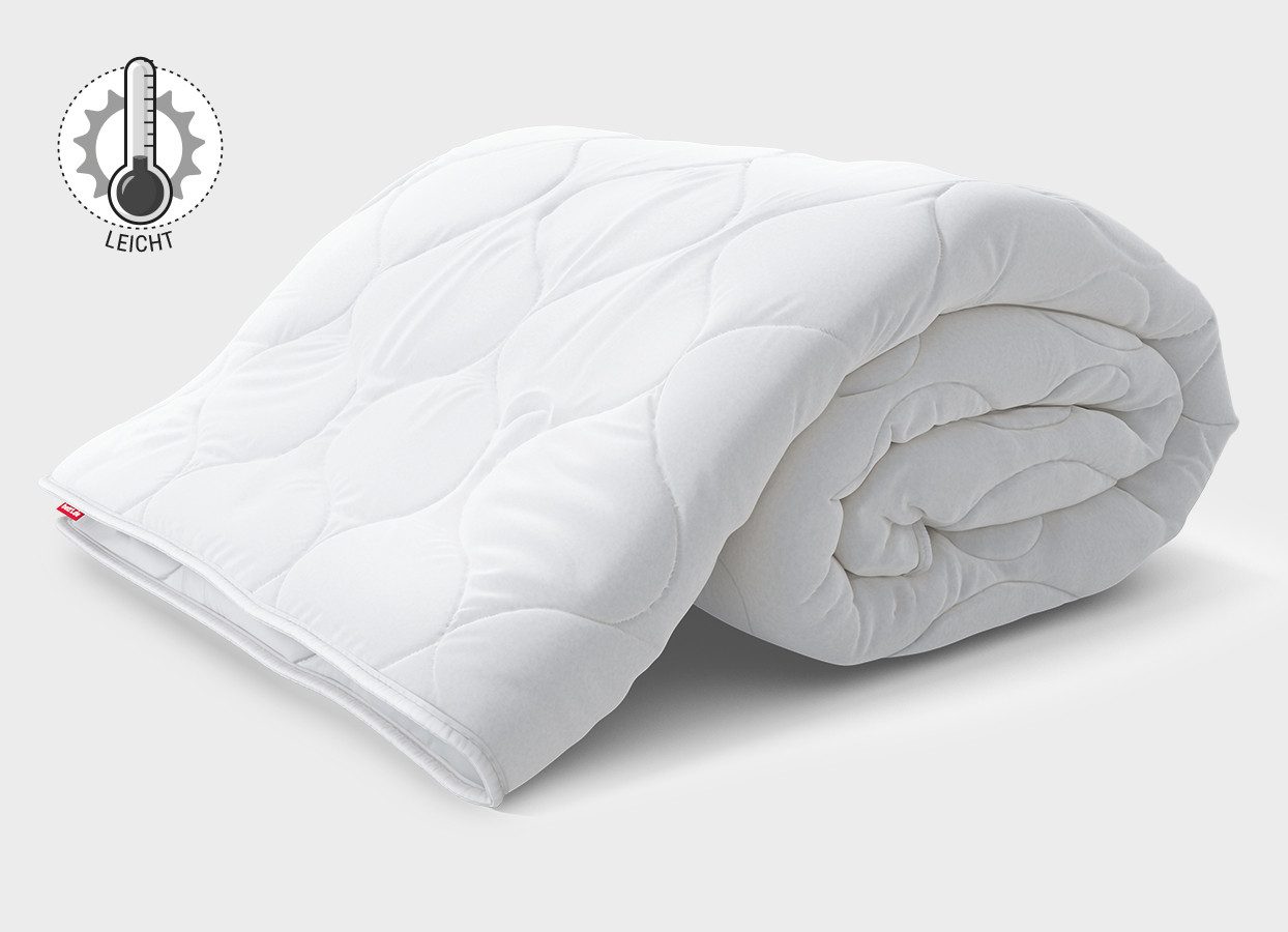 bett1.de Sommerbettdecke BODYGUARD® Sommerdecke leicht, angenehm luftig, Bezug: 100% Baumwolle, waschbar bei 40° C – Bild 2 von 4