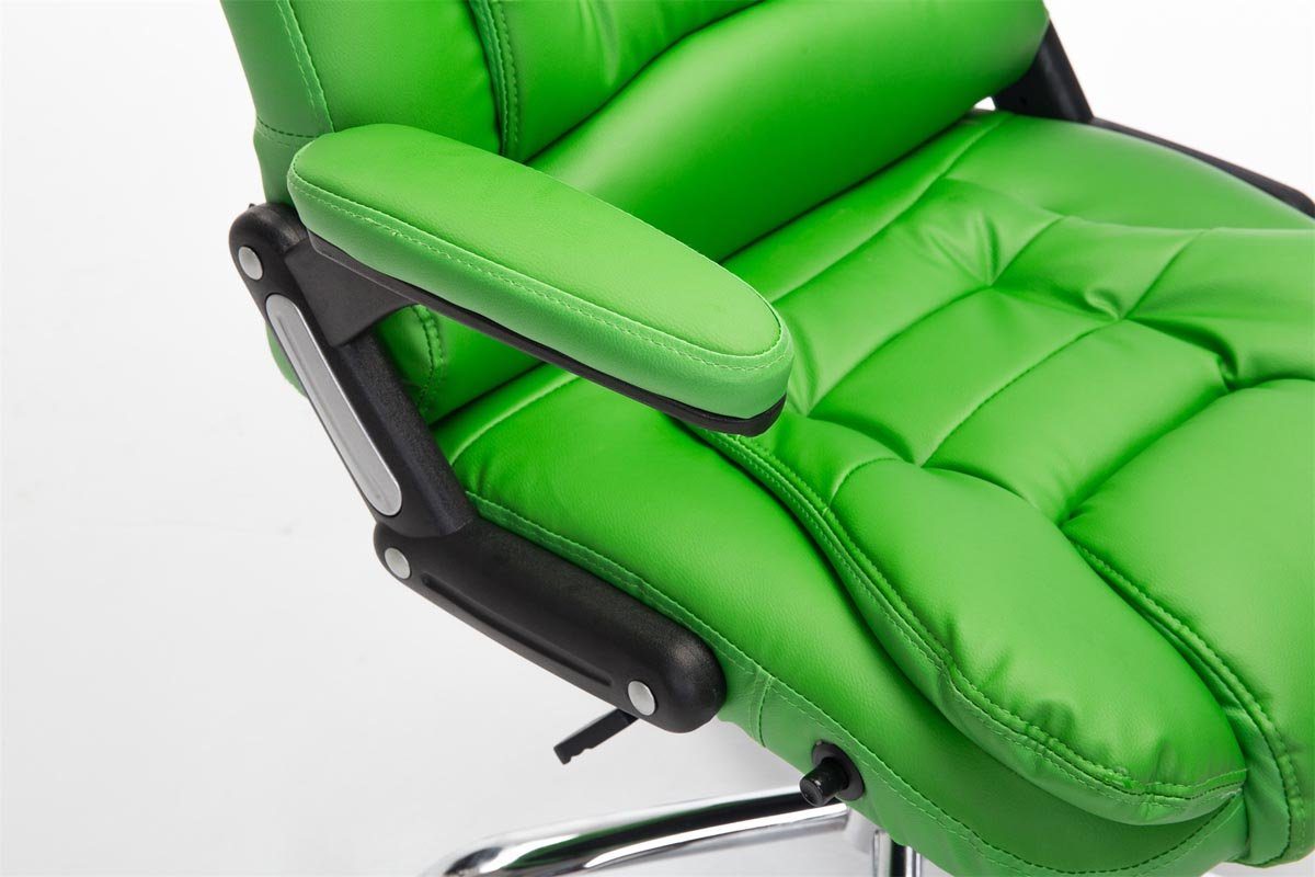 höhenverstellbar Thor Schreibtischstuhl Kunstleder, drehbar grün CLP und