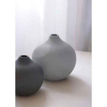 Storefactory Dekovase Vase Fröbacken Light Grey Structure (13cm)