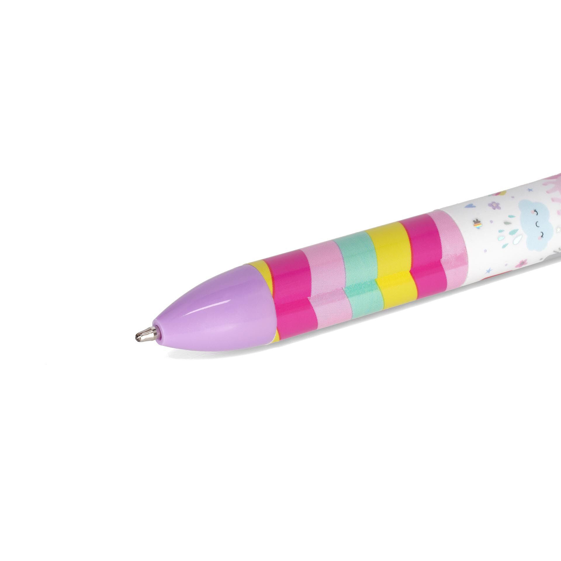 Legami Kugelschreiber LEGAMI Kugelschreiber mit 2 Schreibfarben Click&Clack UNICORN