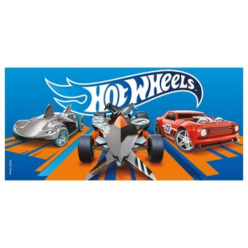 United Labels® Tasse Hot Wheels Tasse für Kinder - Race Zone aus Porzellan Blau 320 ml, Porzellan