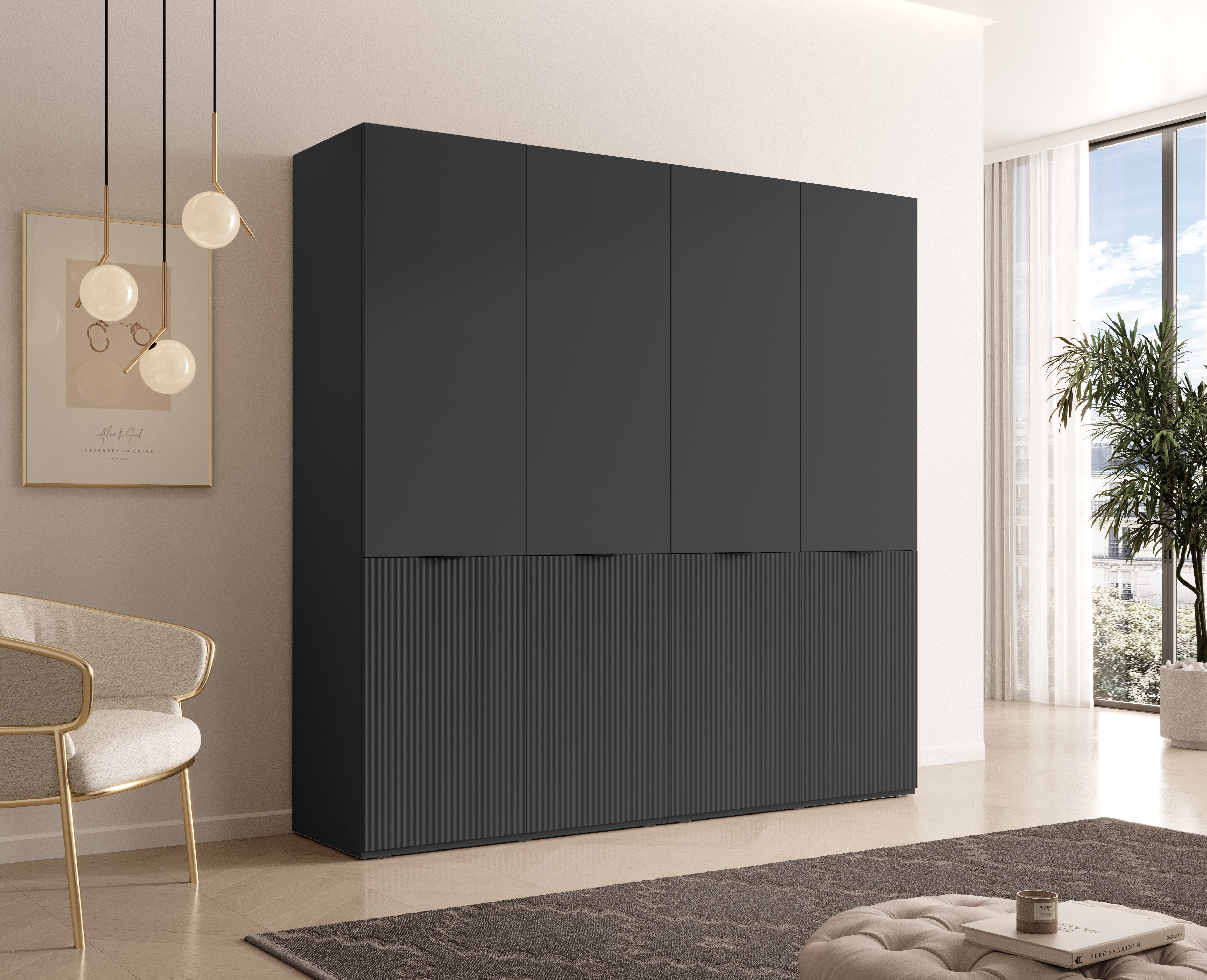 MOEBLO Drehtürenschrank MINEWRA NOVA 200 (4 günstig online kaufen