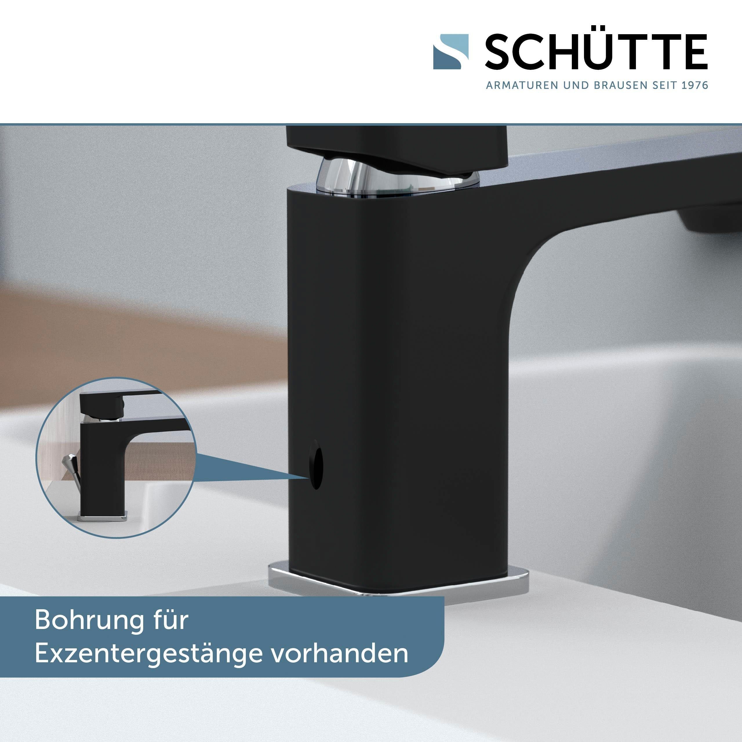 Schütte Waschtischarmatur Madagaskar Wasserhahn mit Ablaufgarnitur, Mischbatterie mit Pop Up Abflussstopfen – Bild 4 von 5