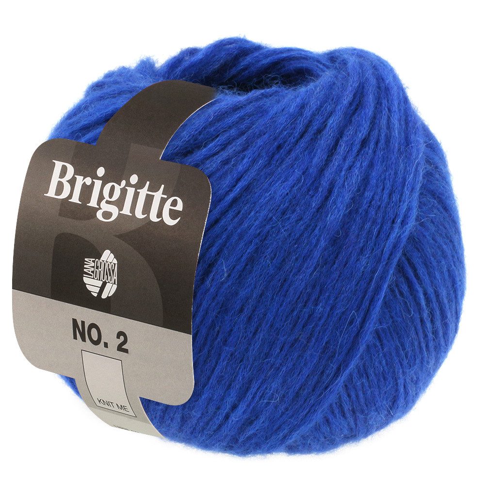 LANA GROSSA BRIGITTE NO. 2 Alpaka Baumwolle Strickgarn Häkelwolle, 140 m (Alpaka-Mix für voluminöse Lieblingsstücke, Flauschiges Fashiongarn für moderne Stricklooks), 50 g