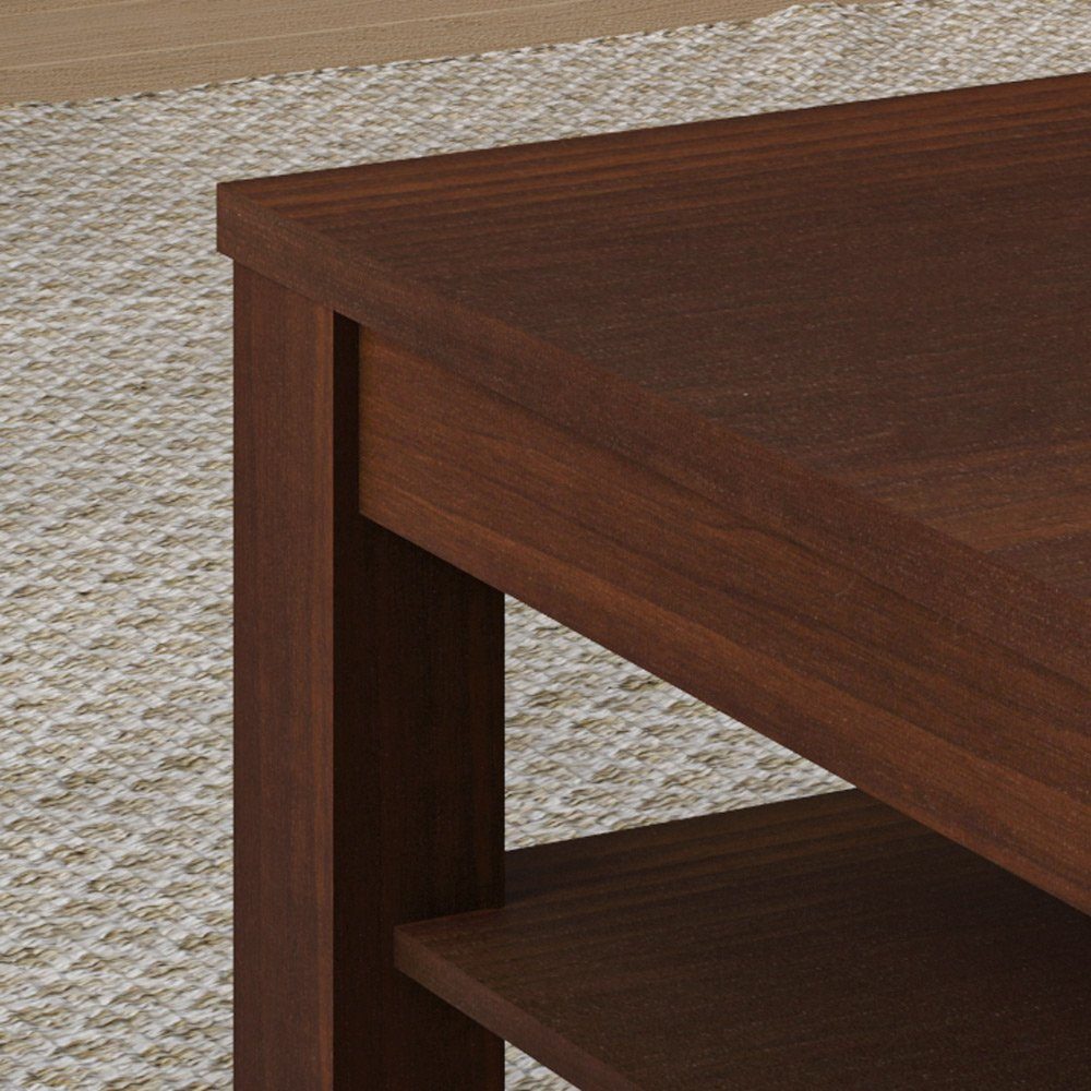 Lomadox Couchtisch IMPERIA-129, Nussbaum 110 cm günstig online kaufen