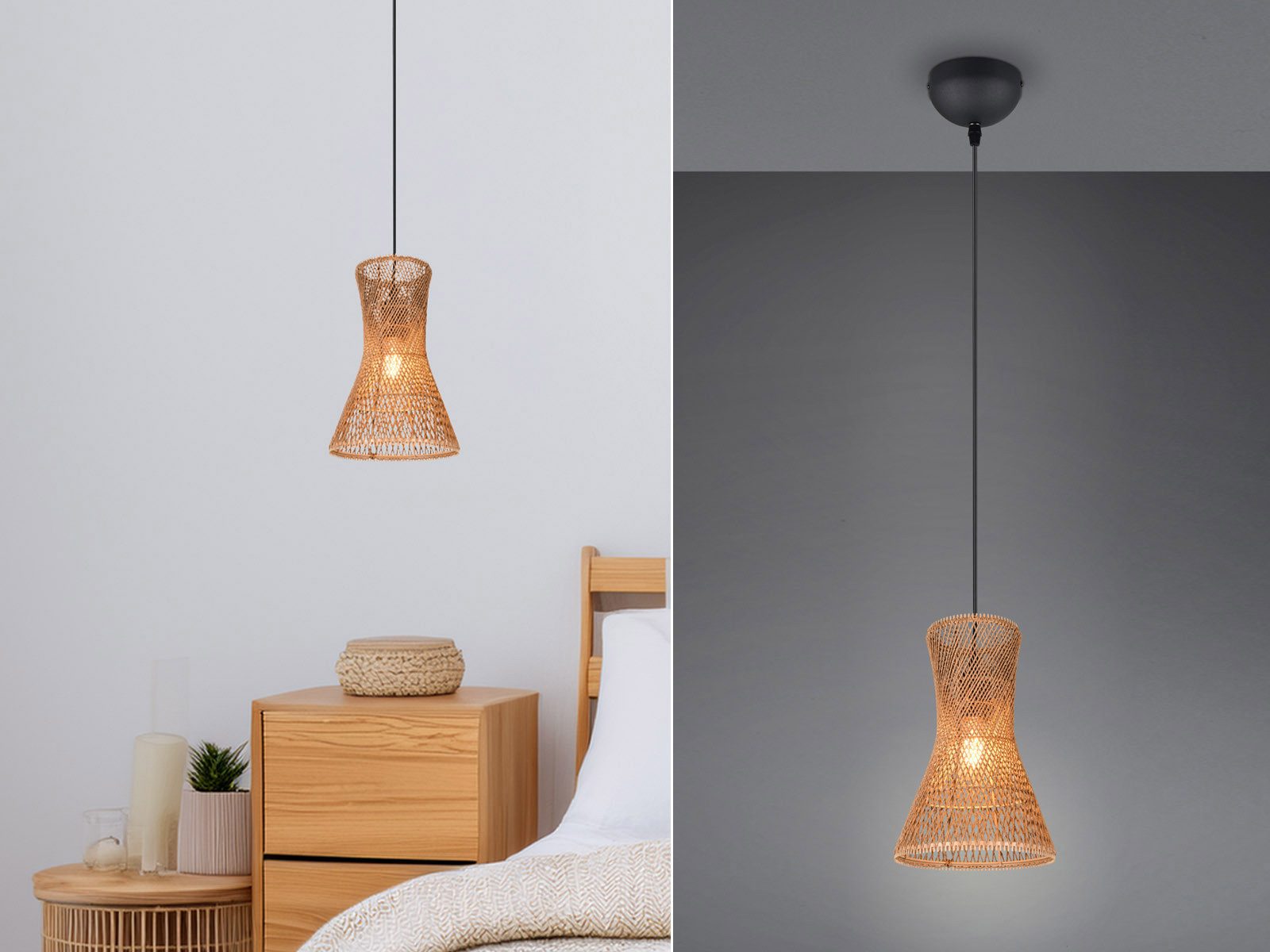 Reality Leuchten LED Pendelleuchte, Dimmfunktion, LED günstig online kaufen