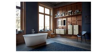 Duravit Badewanne Badewanne WHITE TULIP 180x90 freistehend 2 Rückenschrägen weiß weiß