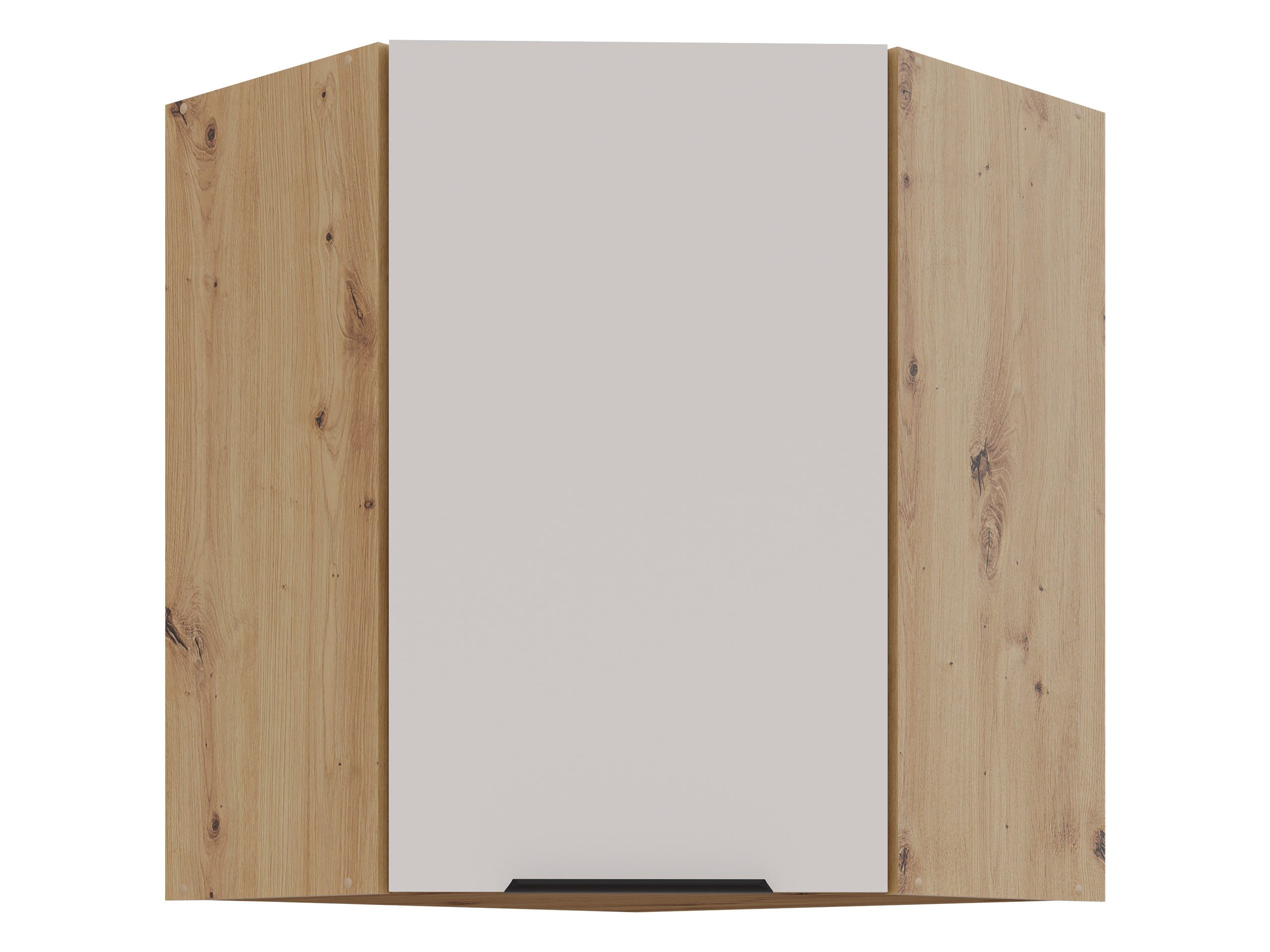 MIRJAN24 Hängeschrank Solea 60X60 GN-72 1F 45 (mit Drehtür) Metallgriff in der Farbe Schwarz