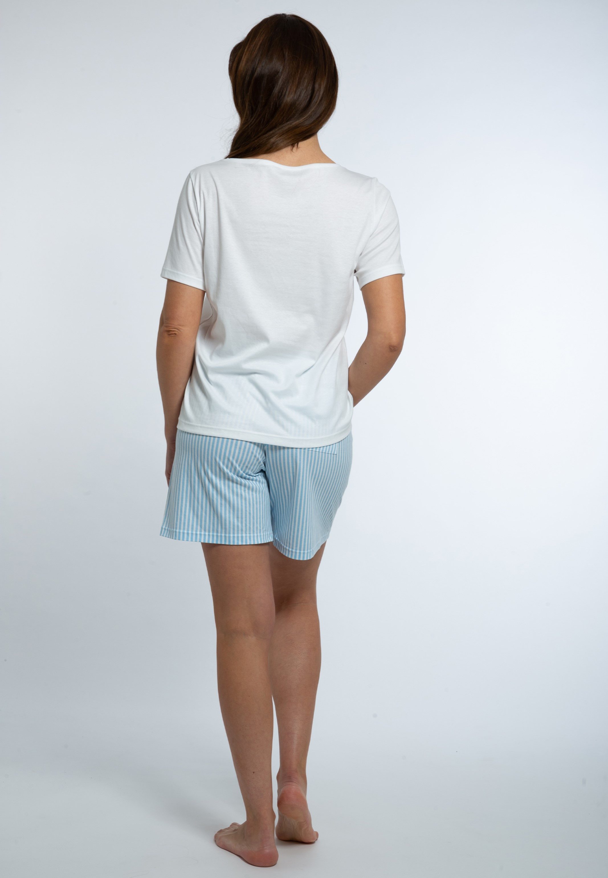 Mey Pyjama Night2Day Cotton (Set, 2 tlg) Schlafanzug - Baumwolle - Bequeme kurze Hose mit elastischem Bund