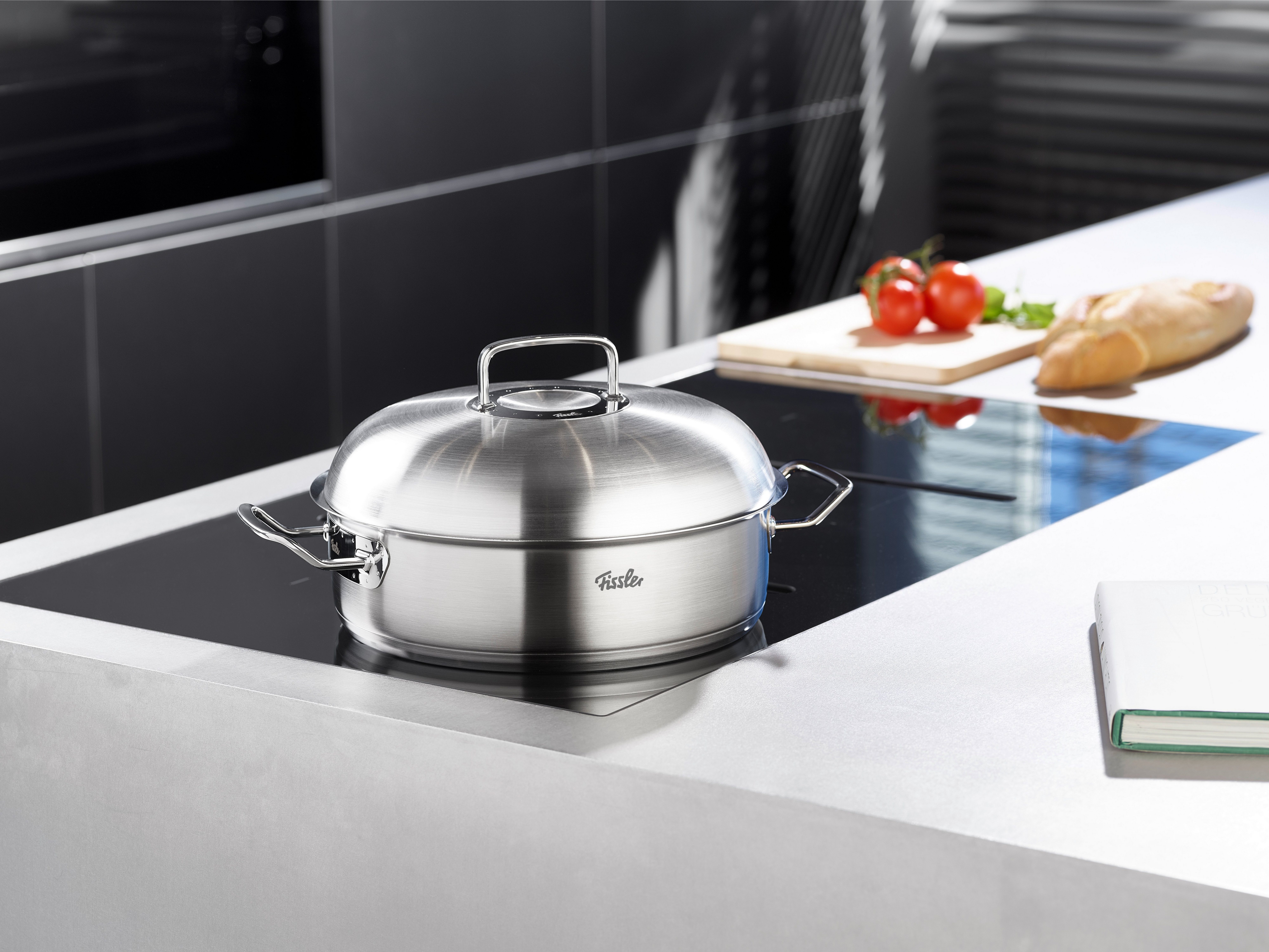 Fissler Topfdeckel ORIGINAL-PROFI COLLECTION® Hochraum-Deckel, (1-tlg), Hochwertiger Hochraum-Deckel aus Edelstahl – Bild 2 von 4