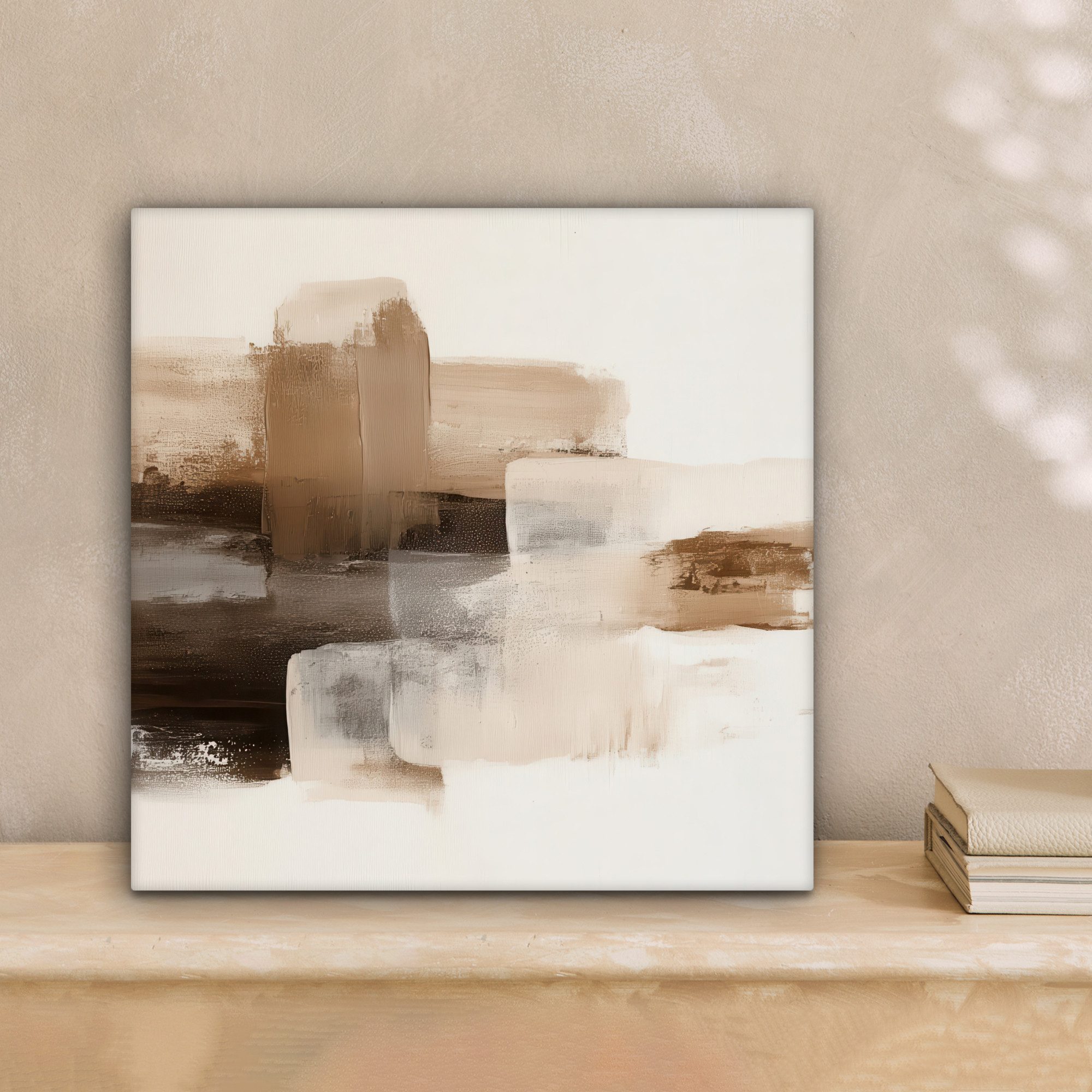 OneMillionCanvasses® Leinwandbild Pinselstriche - Abstrakte Landschaft günstig online kaufen