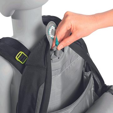 coocazoo Schulranzen Schulrucksack-Set PORTER Lime Flash 3-teilig (Rucksack, Mäppchen, Sporttasche), ergonomisch, Körpergröße: 135 - 180 cm, reflektiert
