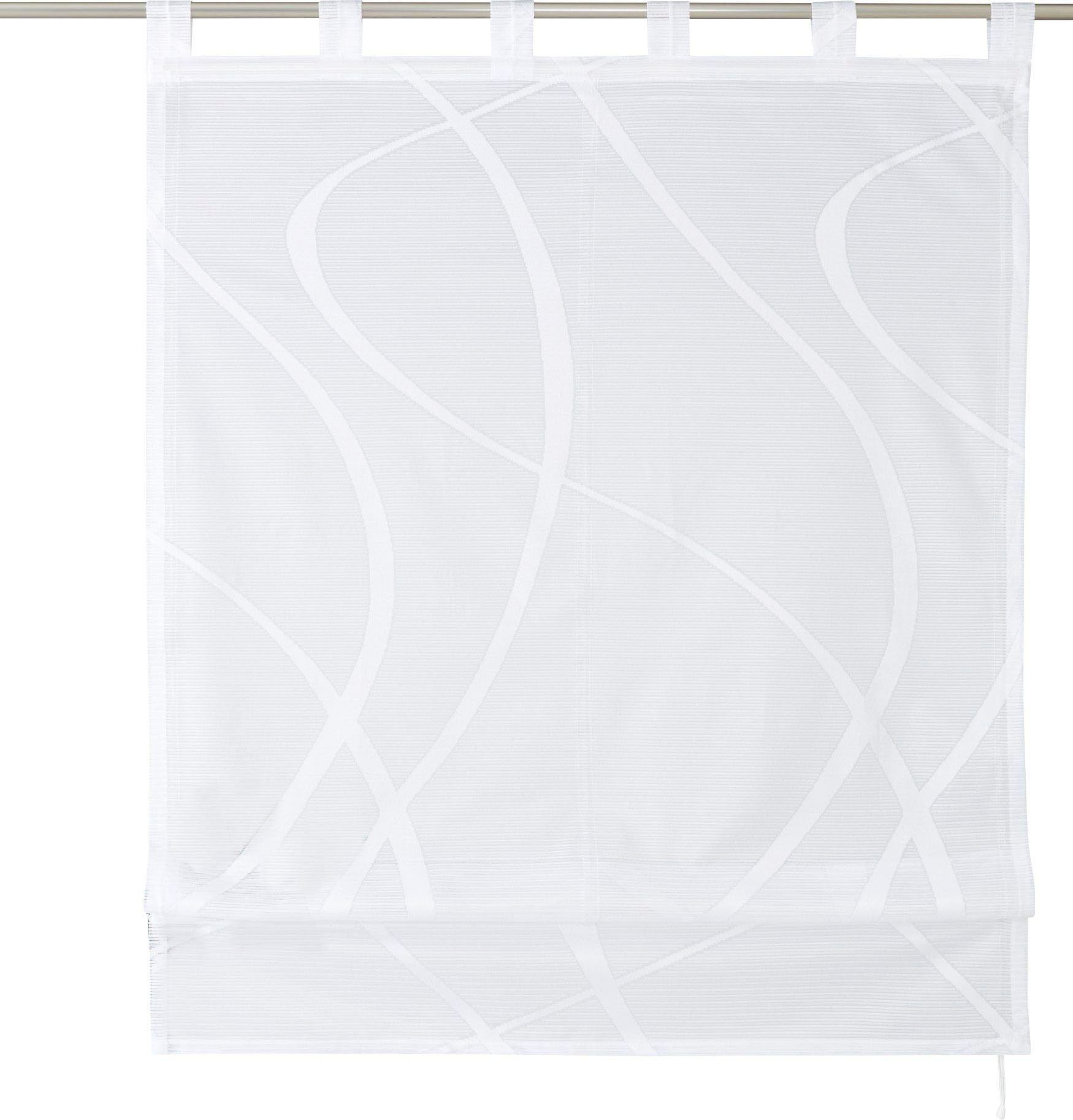 klassische Transparent, Cellino, Polyester home, mit my Schlaufen, Raffrollo Netzoptik,