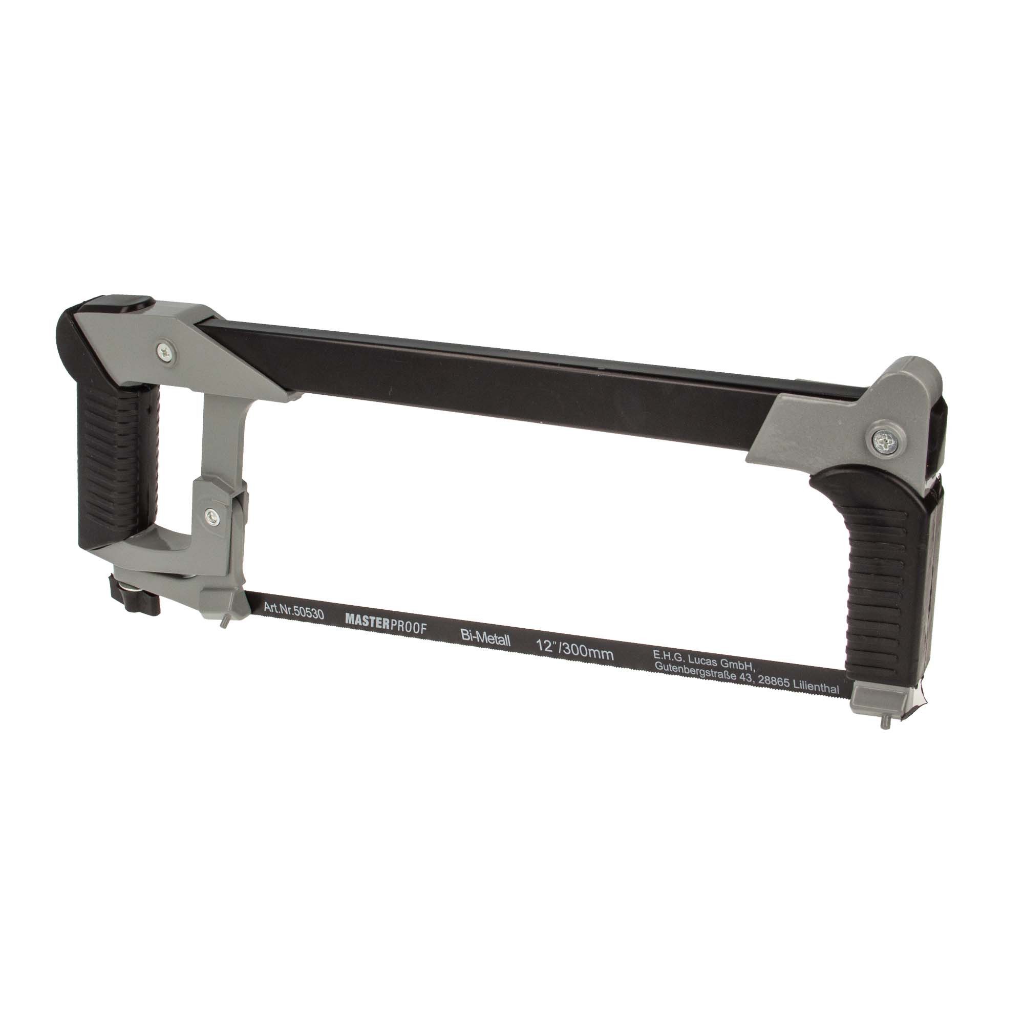 MASTERPROOF PROFESIONAL Bügelsäge Profi-Bügelsäge, Metallsäge, Handsäge, verstellbar, 50530