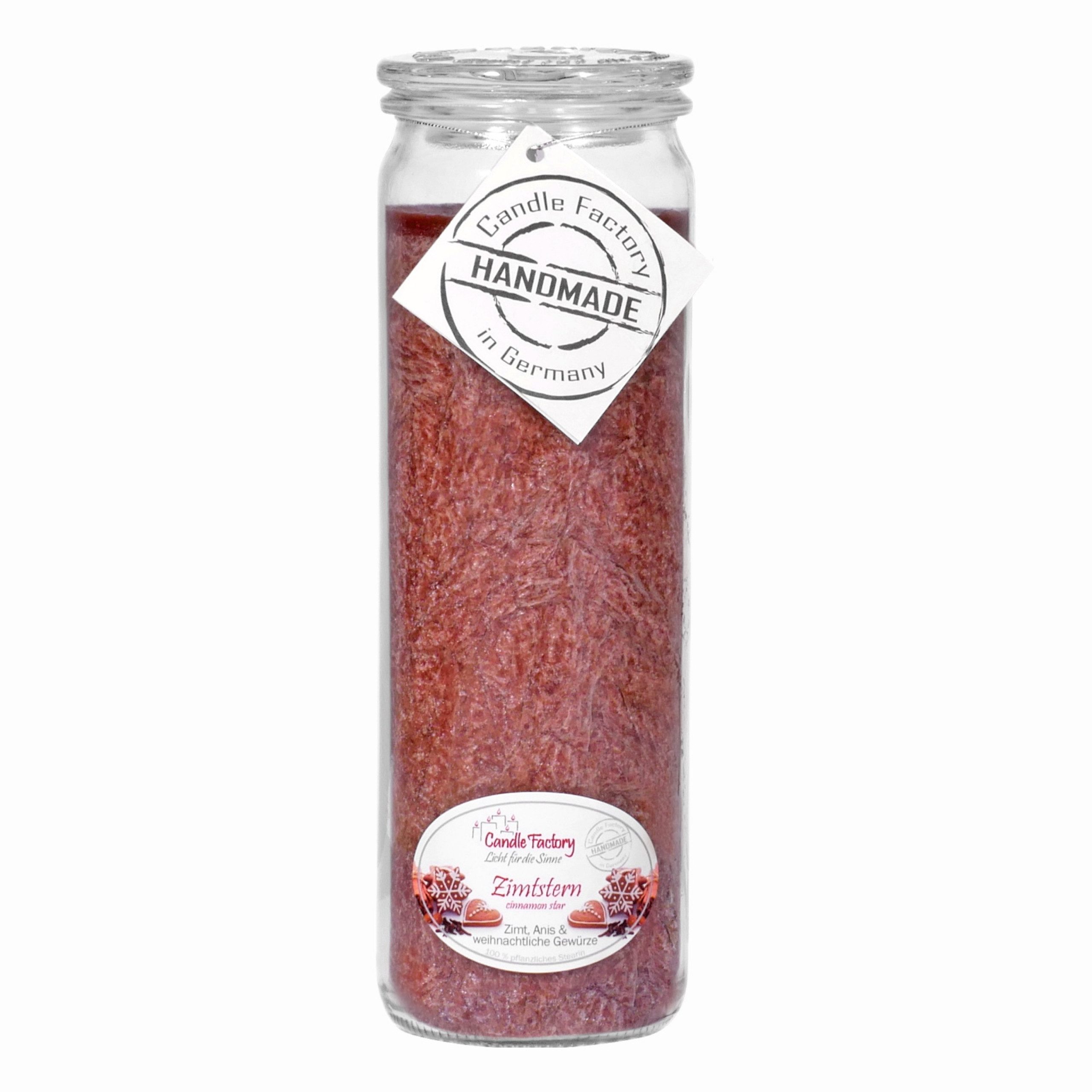 Candle Factory Duftkerze Candle Factory Big Jumbo Zimtstern Duftkerze Dekok günstig online kaufen