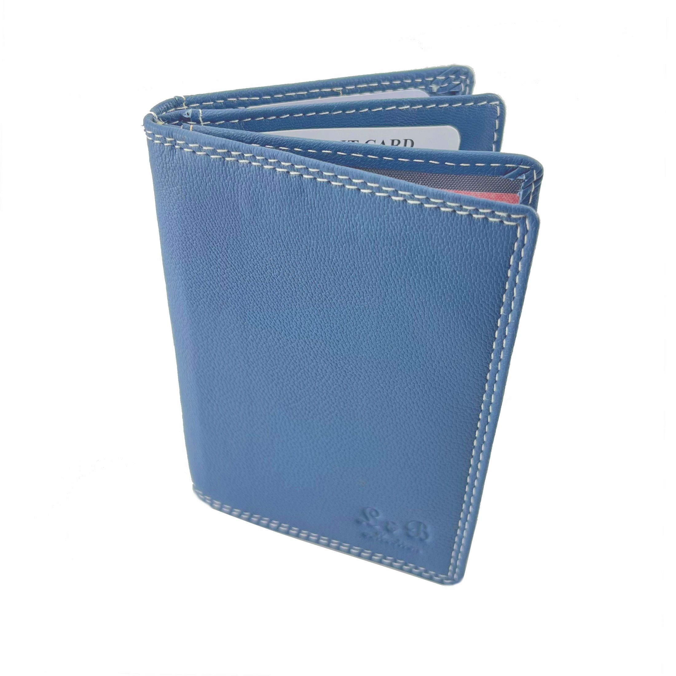 L&B Kartenetui Rindsleder Ausweishülle, RFID-Schutz >2397-Soft günstig online kaufen