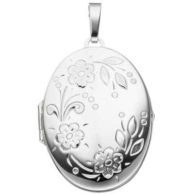 Schmuck Krone Kettenanhänger Silberamulett Amulett Medaillon Anhänger aus 925 Silber Halsschmuck Damen, Silber 925