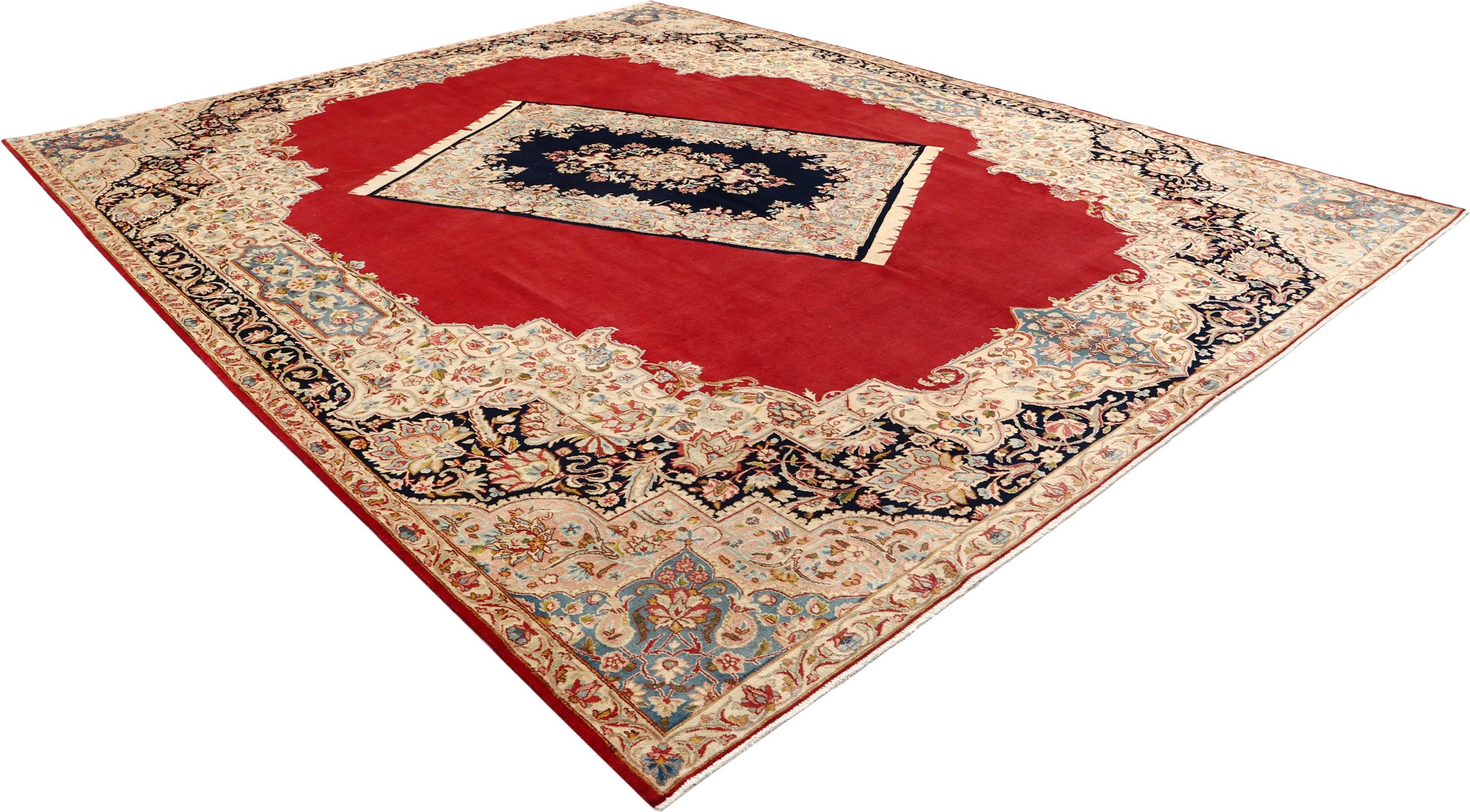 Carpet Avenue Teppich Kerman Patina 392x305, Rechteck, Höhe: 7 mm