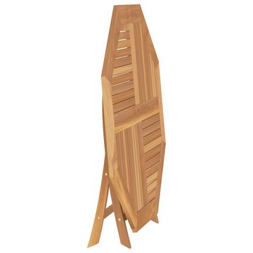 vidaXL Gartentisch Gartentisch Klappbar 110x110x75 cm Massivholz Teak (1-St)