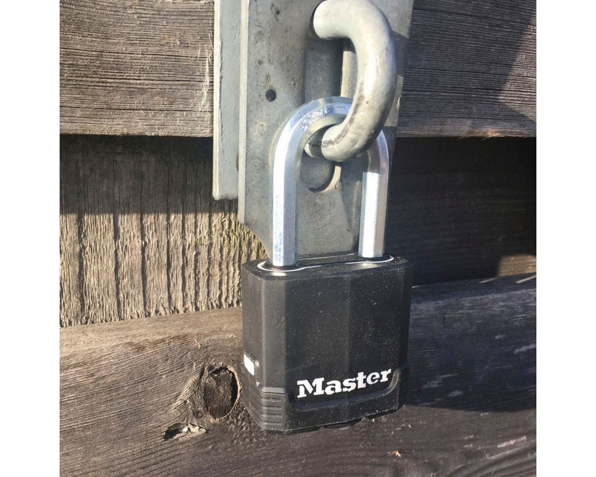 Thumbnail - Master Lock Vorhängeschloss mit Rostschutzabdeckung M115EURDLF Diebstahlalarm