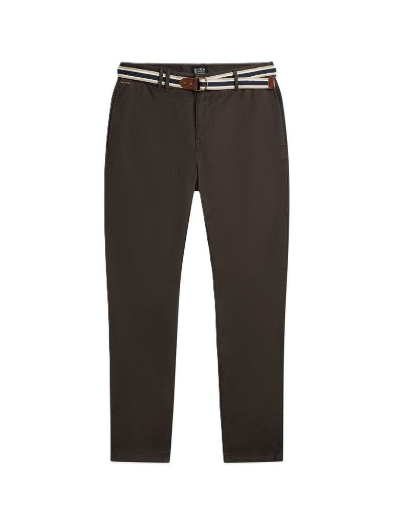 Scotch & Soda Stoffhose Warren cotton-blend twill belted ch