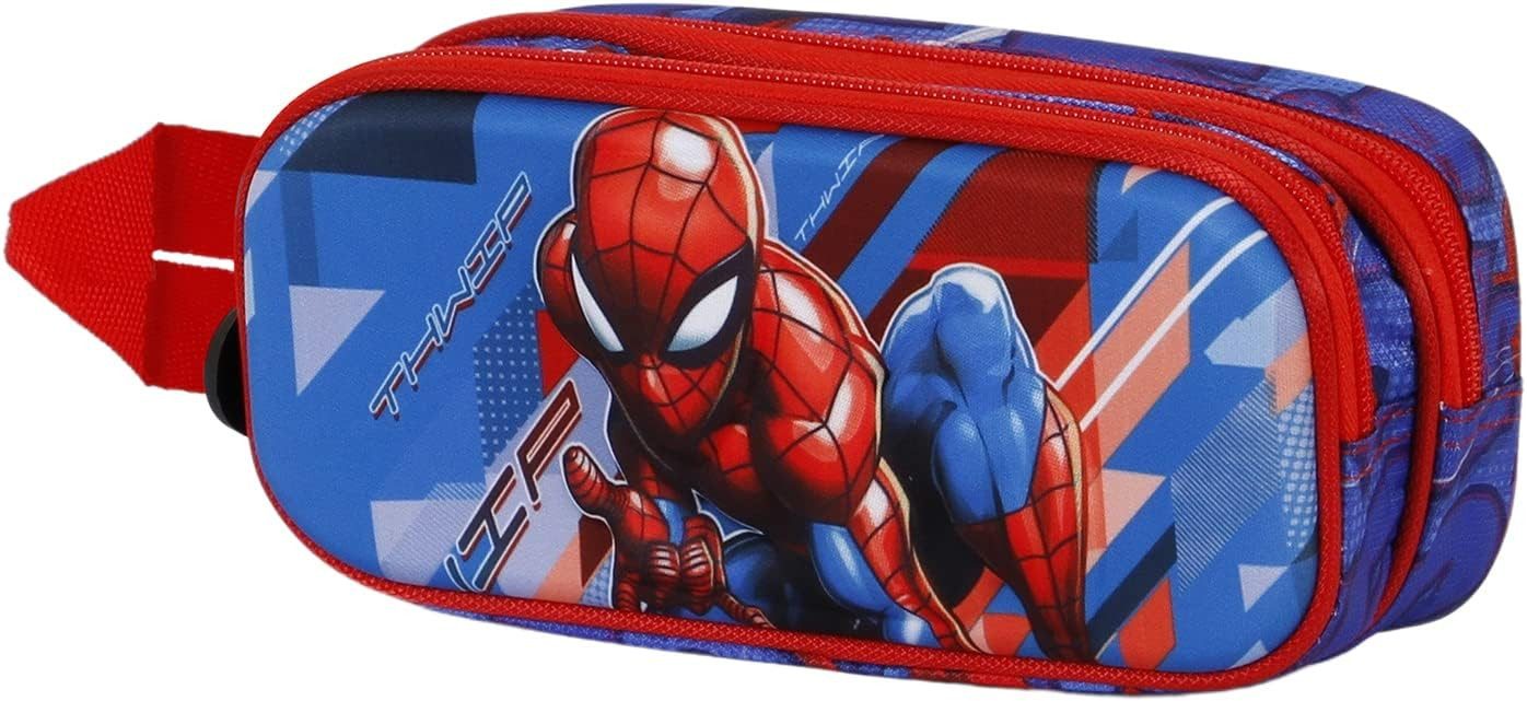 Federmäppchen Marvel Doppeltes Federmäppchen Spider-Man Skew