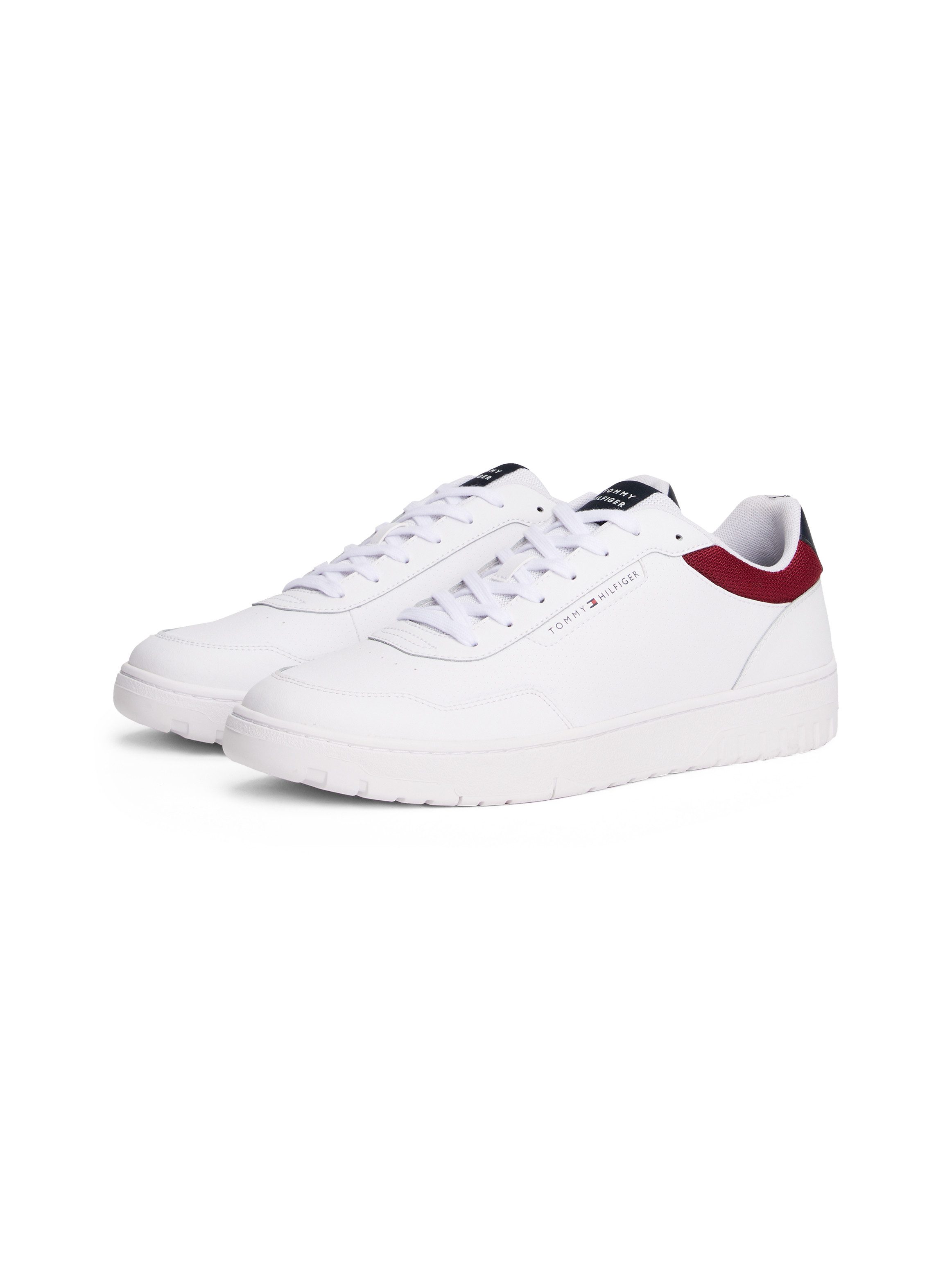 Tommy Hilfiger TH BASKET CORE LTH Sneaker, Freizeitschuh, Halbschuh, Schnür günstig online kaufen