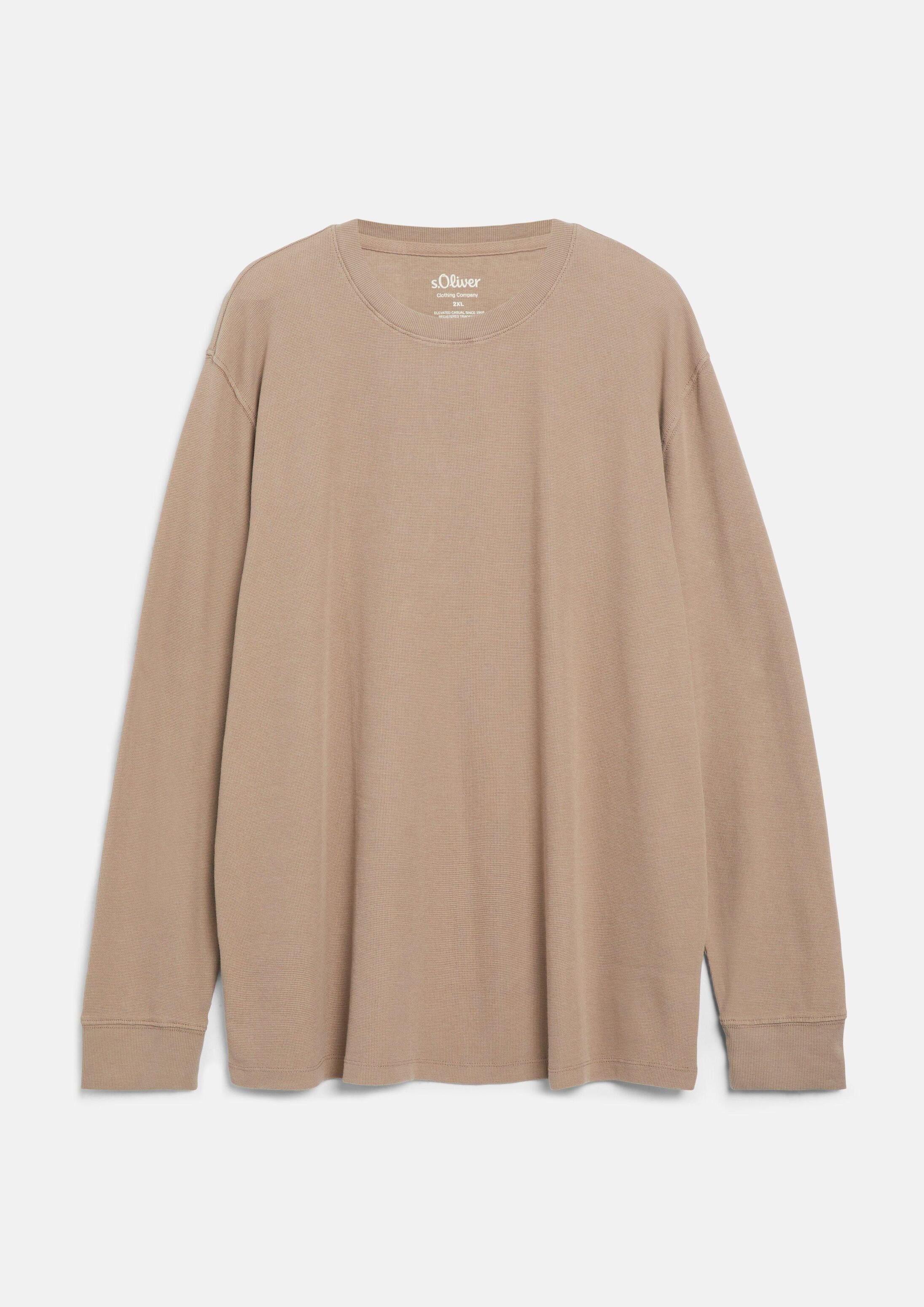 s.Oliver Langarmshirt T-Shirt T-Shirt