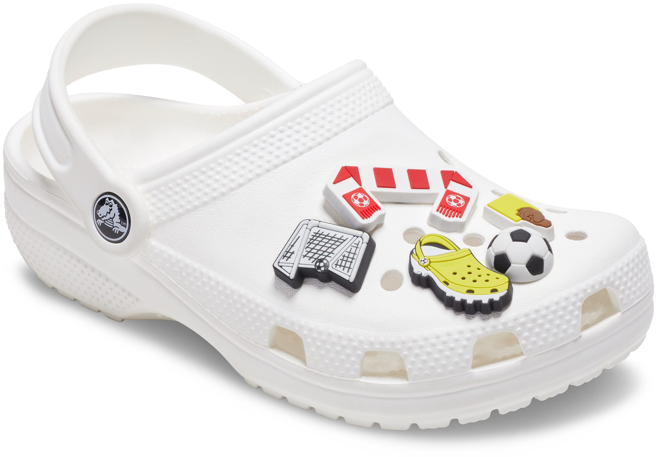 Crocs Schuhanstecker Jibbitz "Soccer Team" (Set, 5-tlg., Kein Spielzeug. Nicht für Kinder unter 3 Jahren geeignet), mit coolen Fußball Motiven
