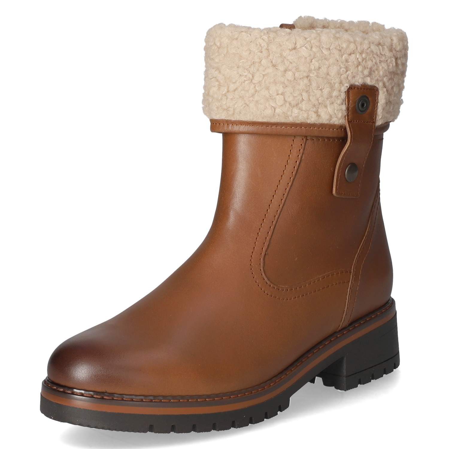 Gabor Gabor 52.770.54 Damen Leder und Synthetik beige Winterstiefel günstig online kaufen