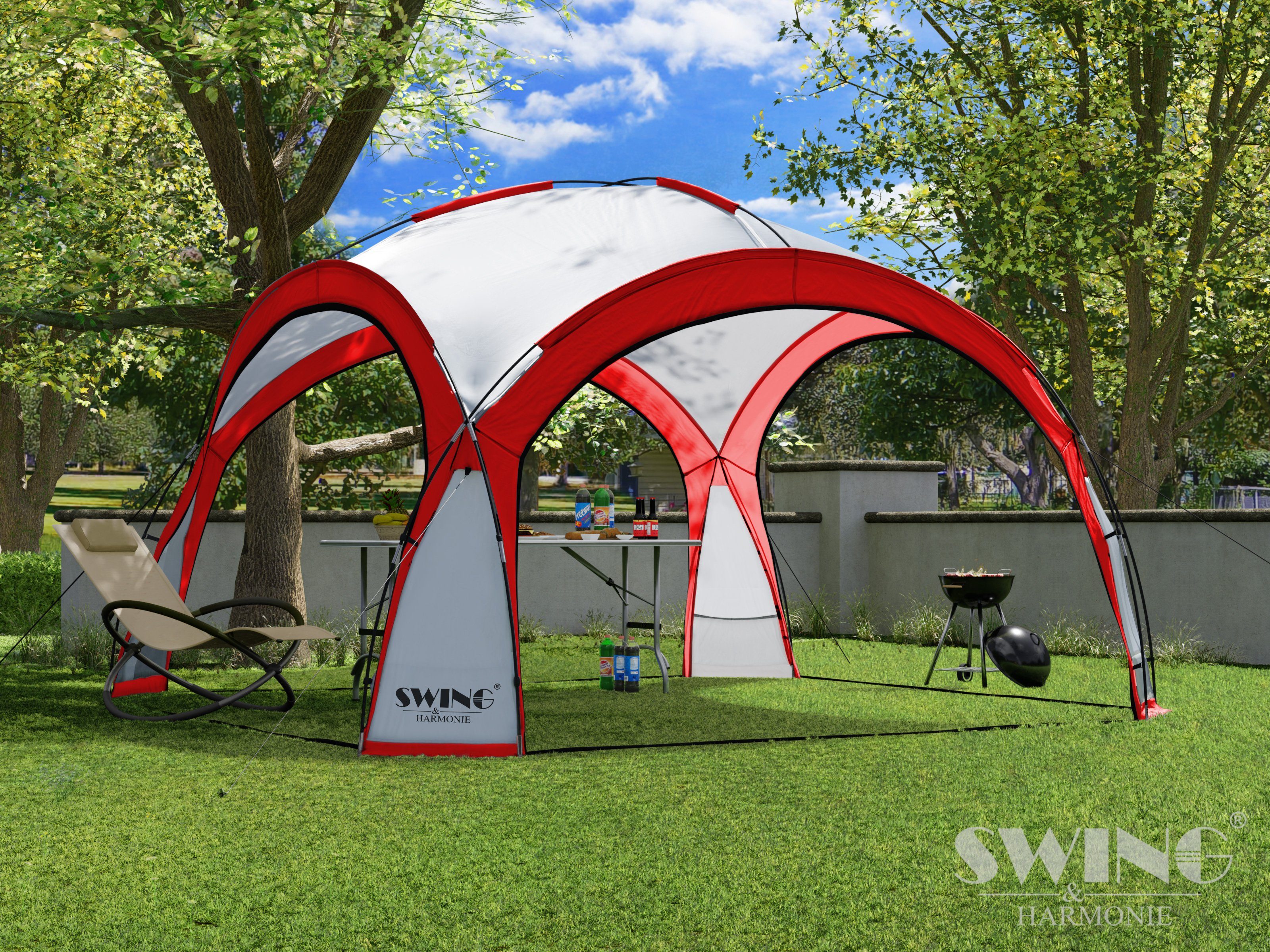 Swing&Harmonie Faltpavillon LED Event Pavillon XXL günstig online kaufen