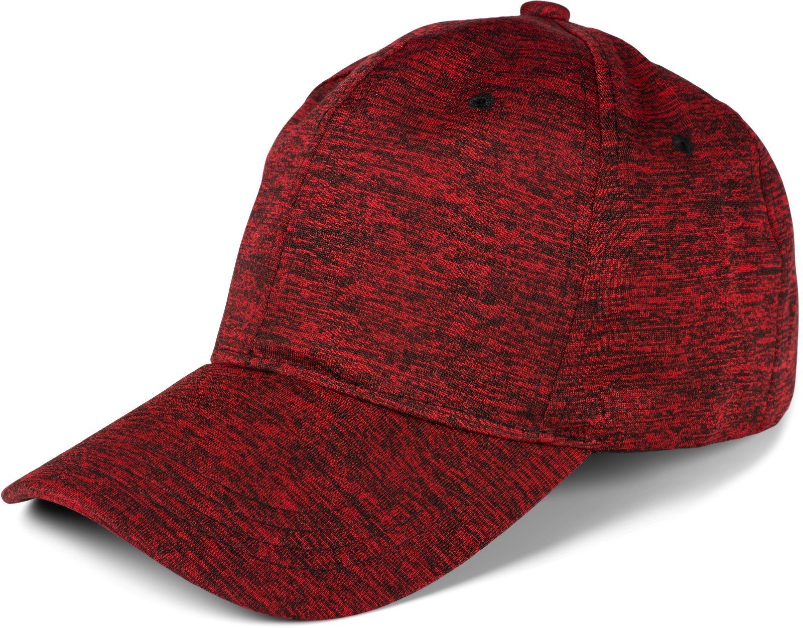 meliert Cap (1-St) meliert styleBREAKER Baseball Cap Bordeaux-Rot Baseball