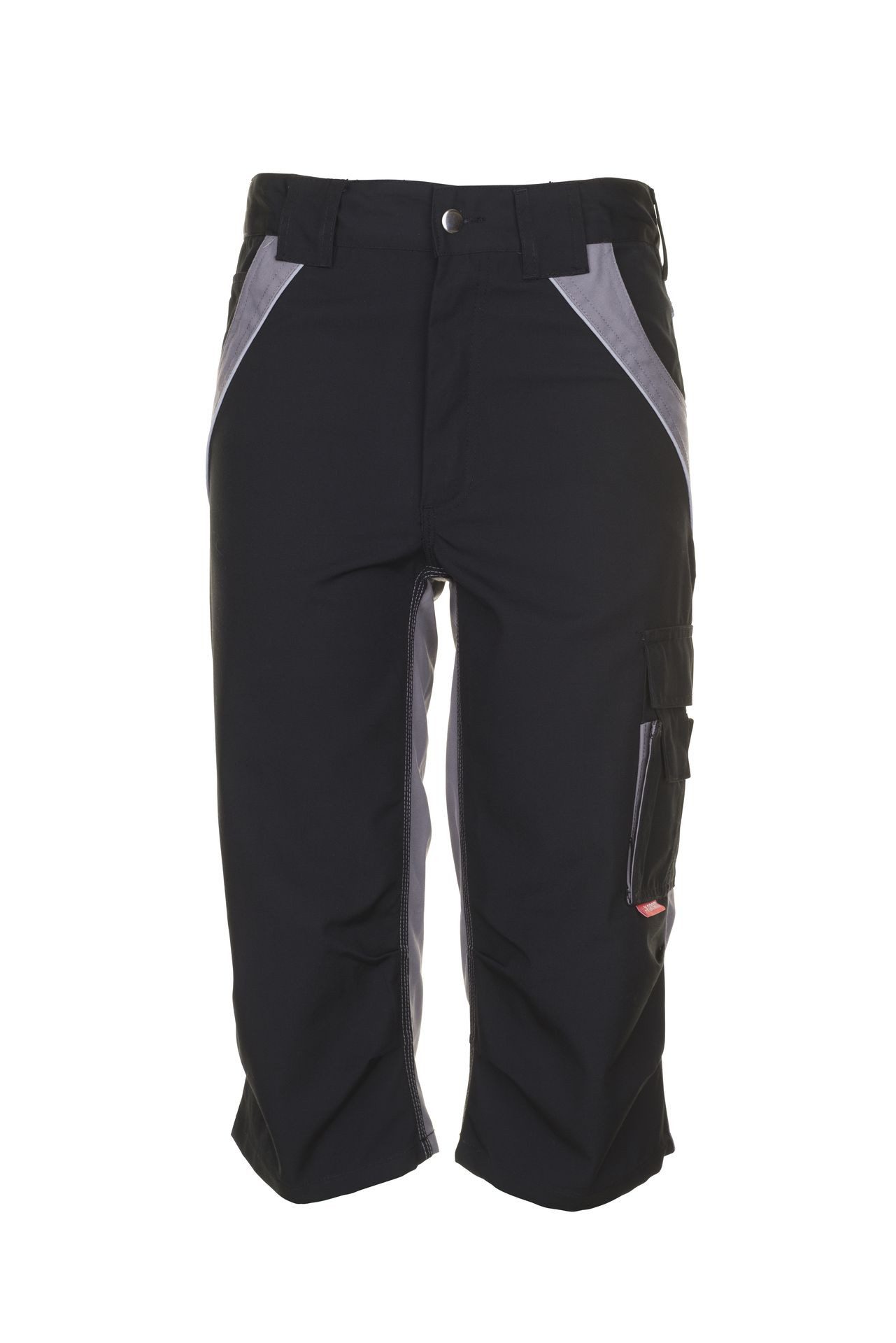 Planam Arbeitsshorts PLANAM Herren ¾-Hose PLALINE Canvas Schwarz/Zink